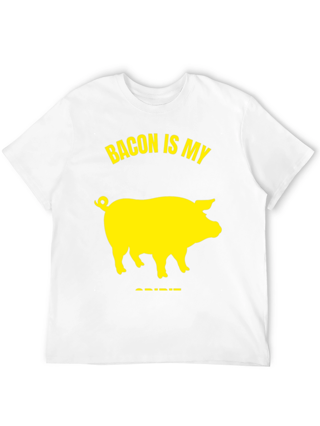 Bacon Is My Spirit Animal T-Shirt - Black