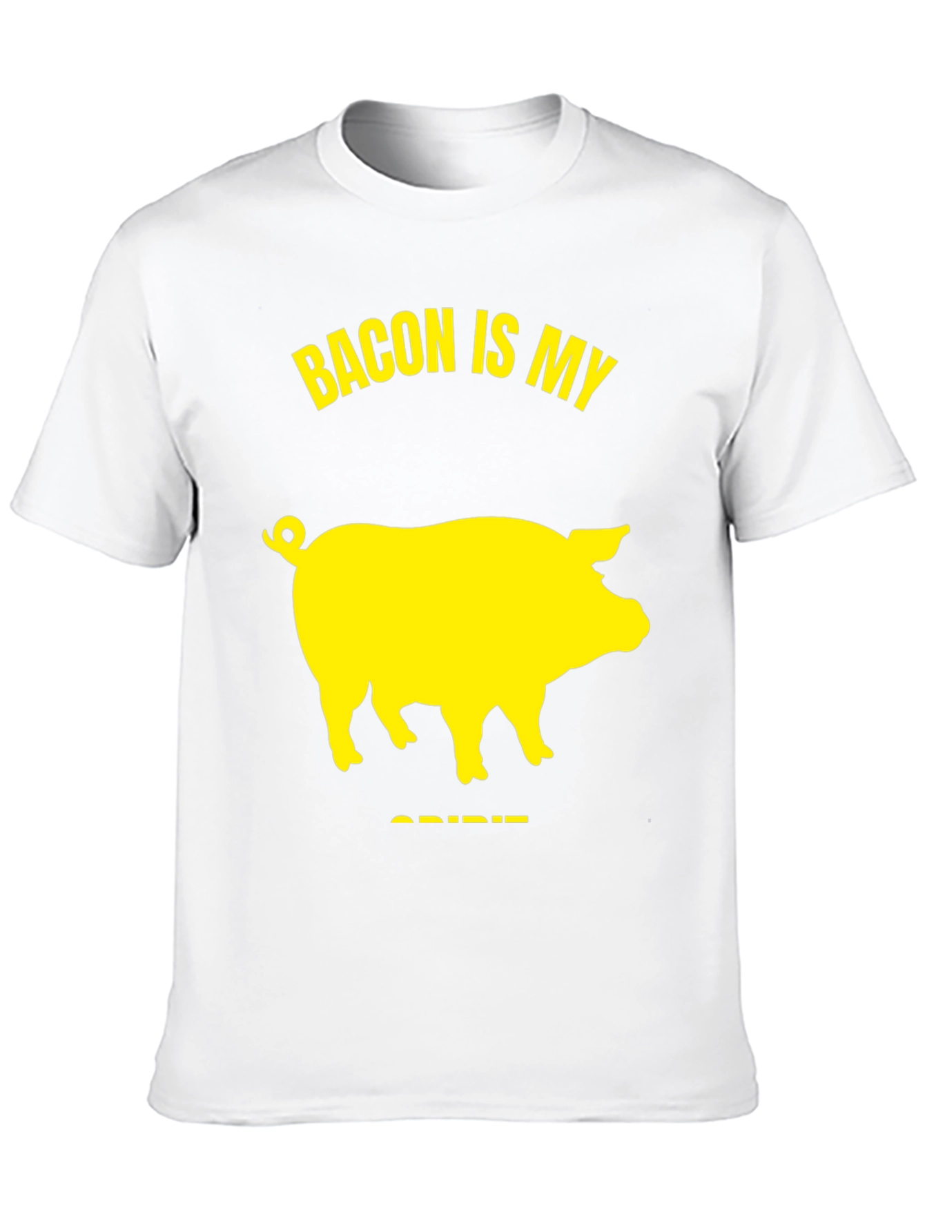 Bacon Is My Spirit Animal T-Shirt - Black