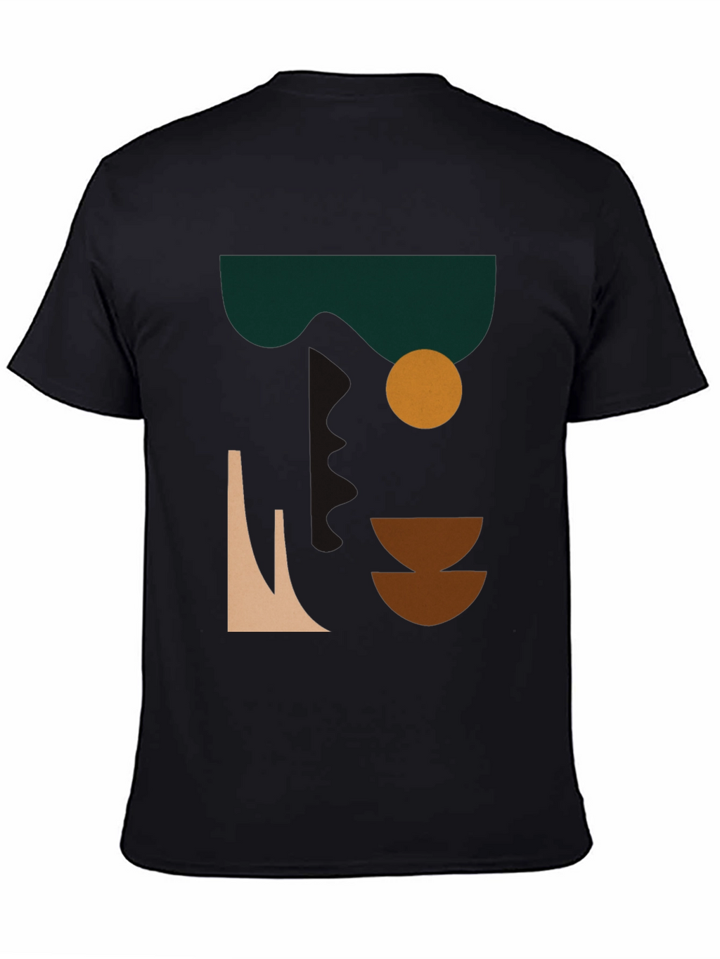 Abstract Graphic Print Tee - Modern Art Shirt
