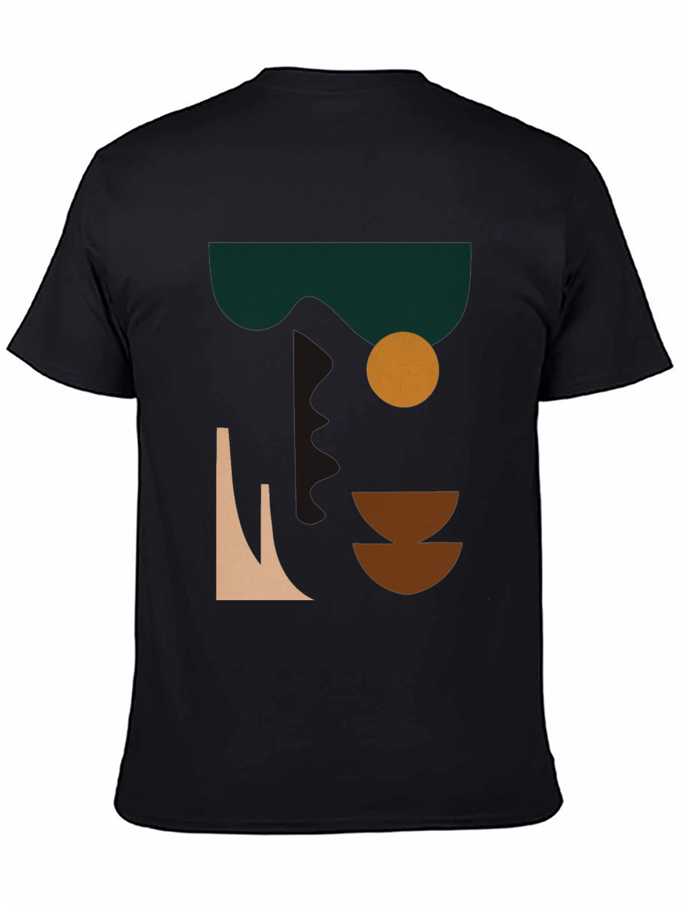 Abstract Graphic Print Tee - Modern Art Shirt