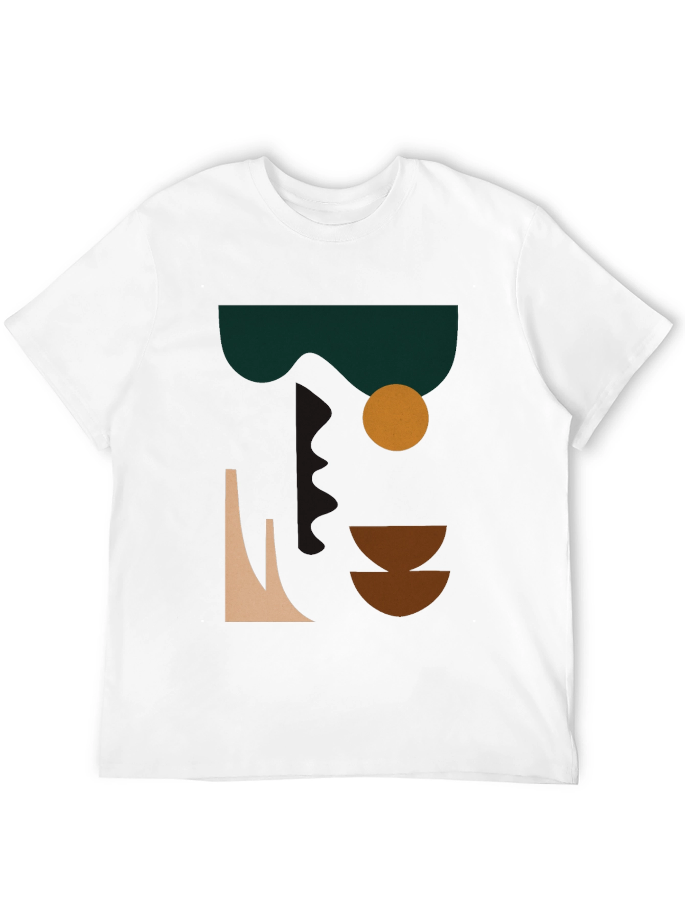 Abstract Graphic Print Tee - Modern Art Shirt