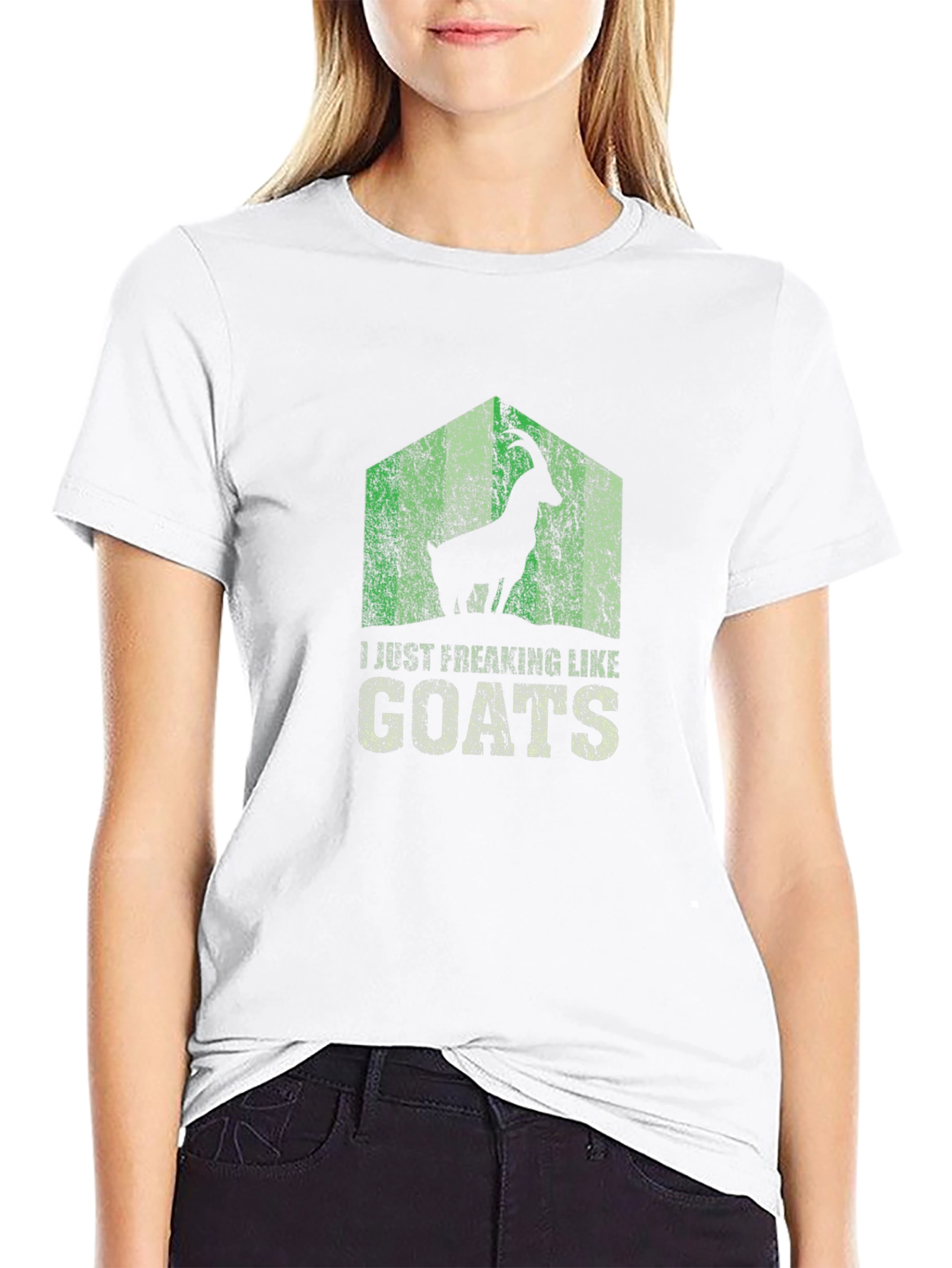 Goat Lover T-Shirt - I Just Freaking Like Goats
