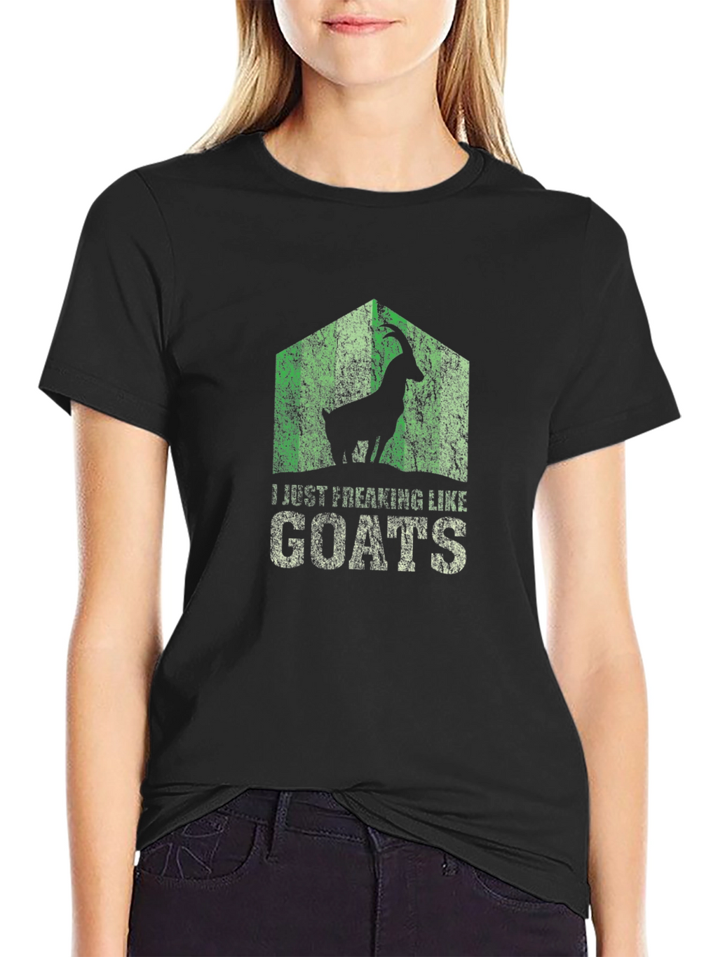 Goat Lover T-Shirt - I Just Freaking Like Goats