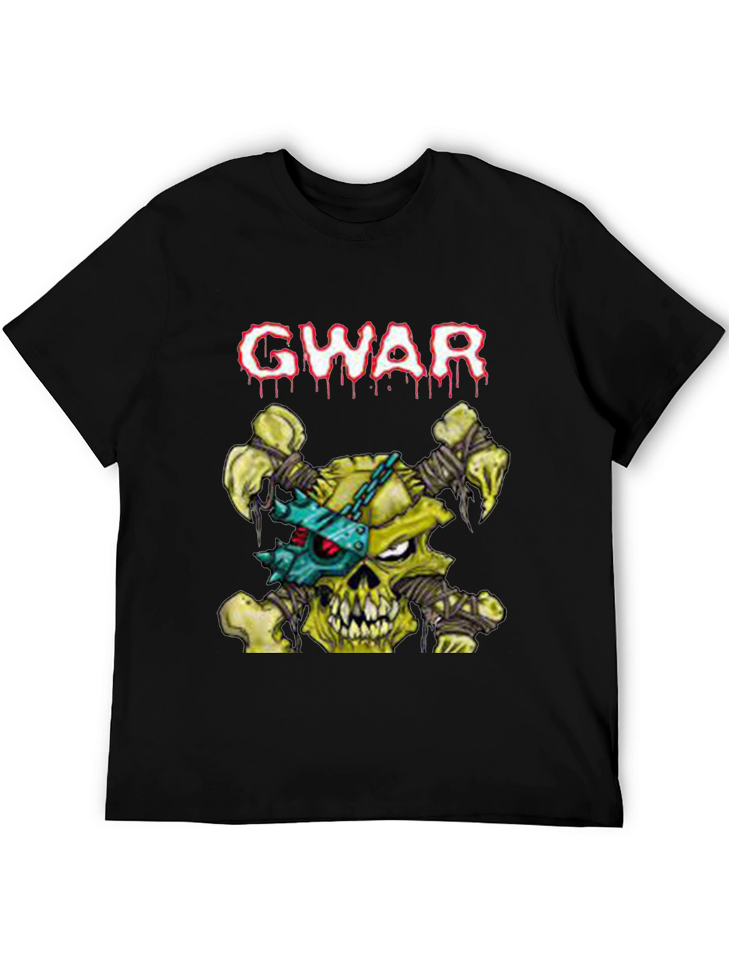 GWAR Band T-Shirt Skull Bones Graphic Tee
