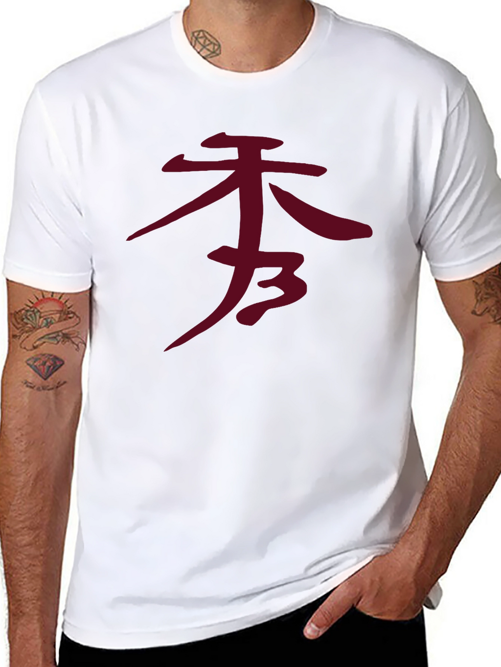 Japanese Symbol Graphic Tee - Unisex Casual Shirt