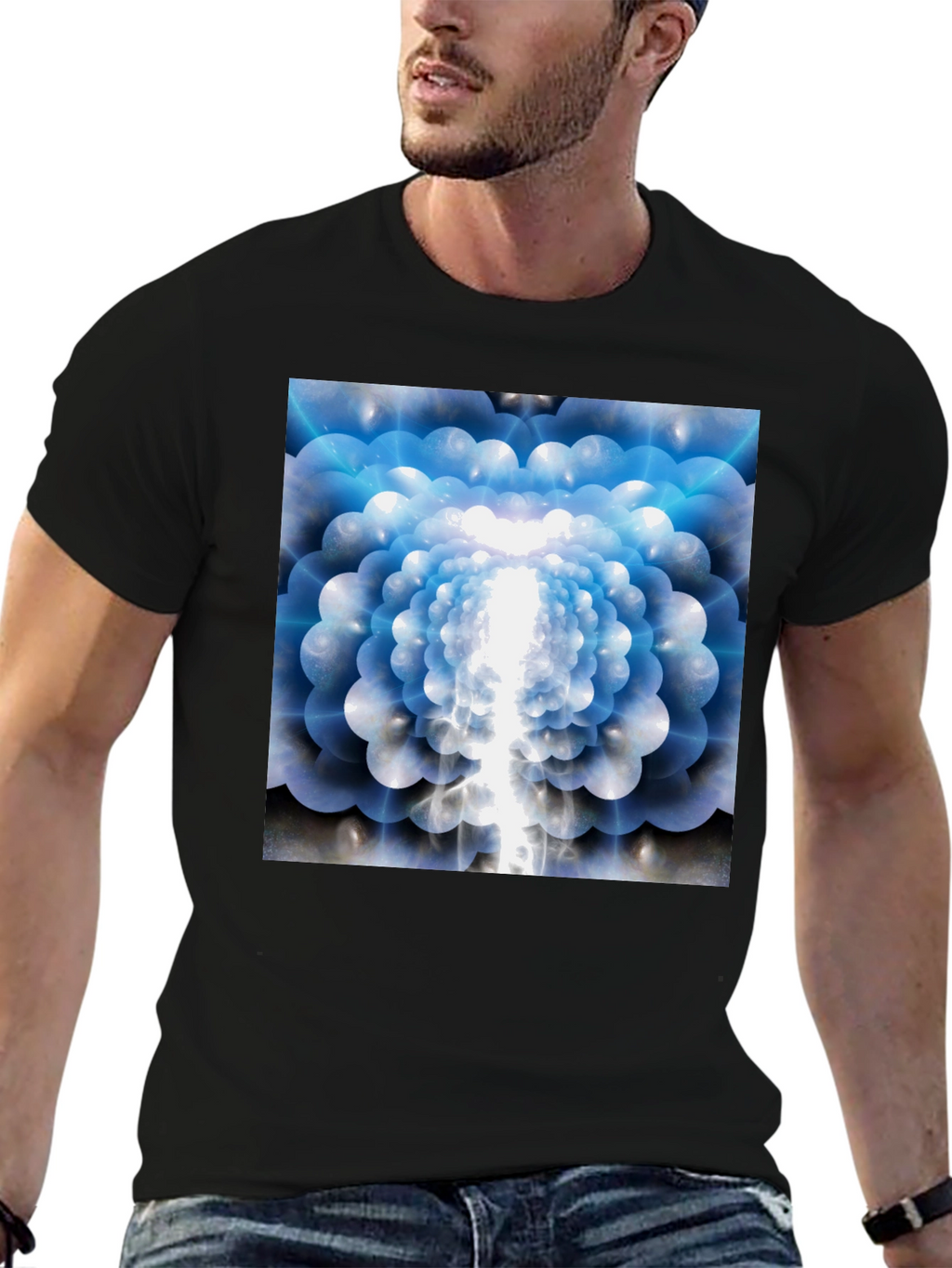 Abstract Flower T-Shirt - Soft Cotton Tee