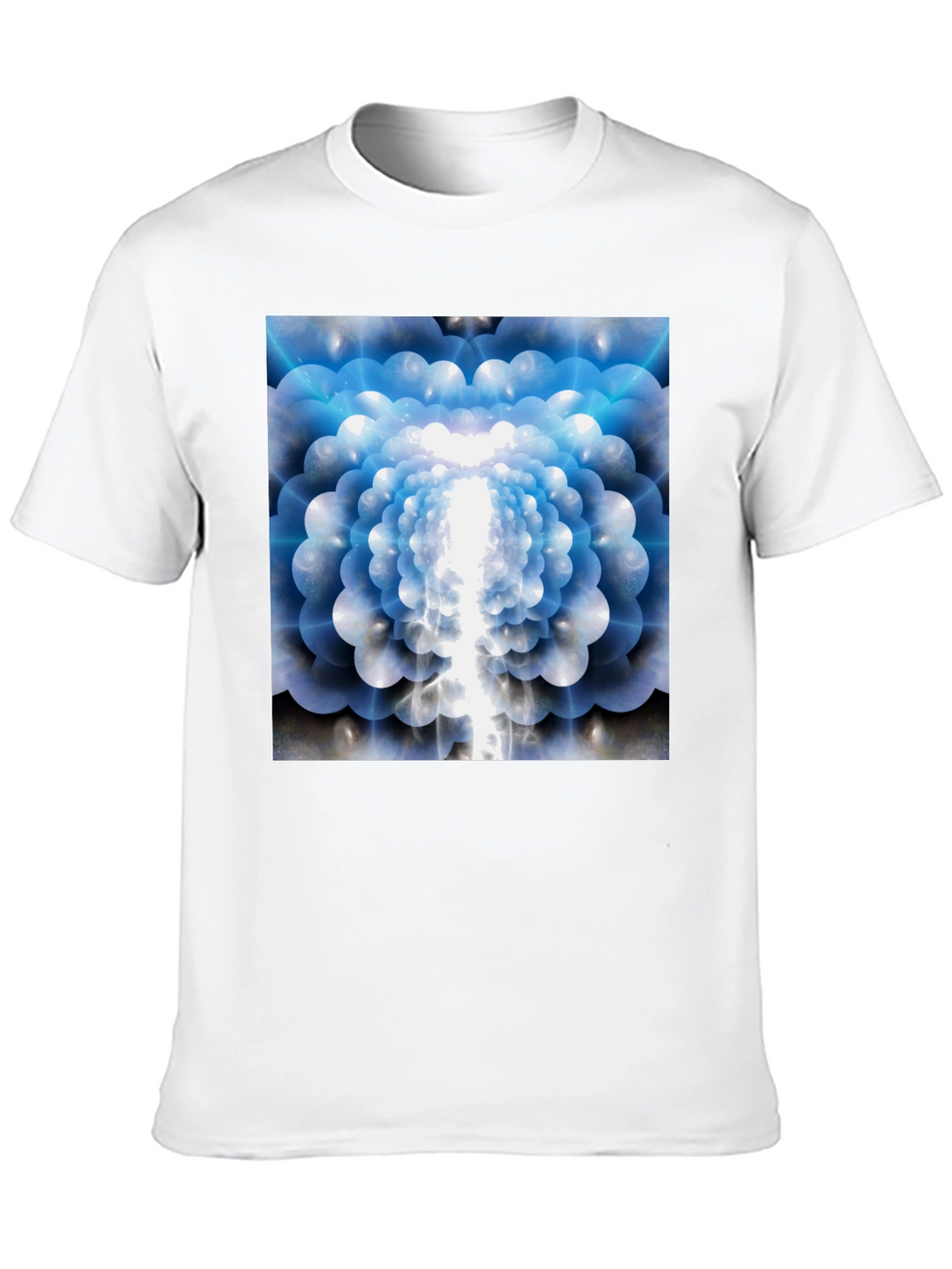 Abstract Flower T-Shirt - Soft Cotton Tee