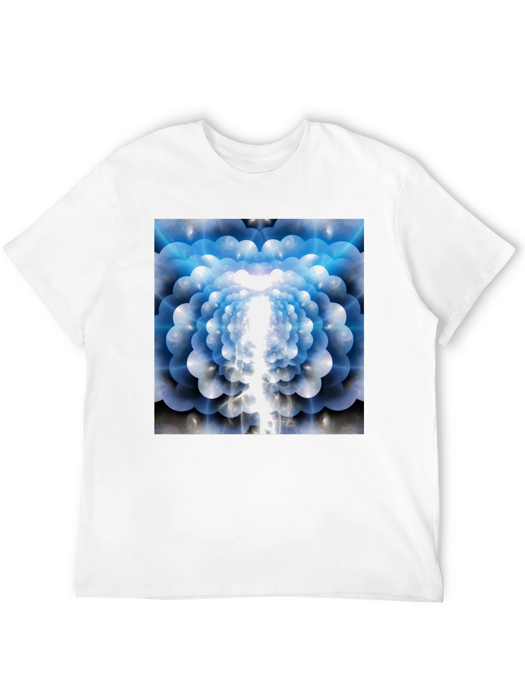 Abstract Flower T-Shirt - Soft Cotton Tee