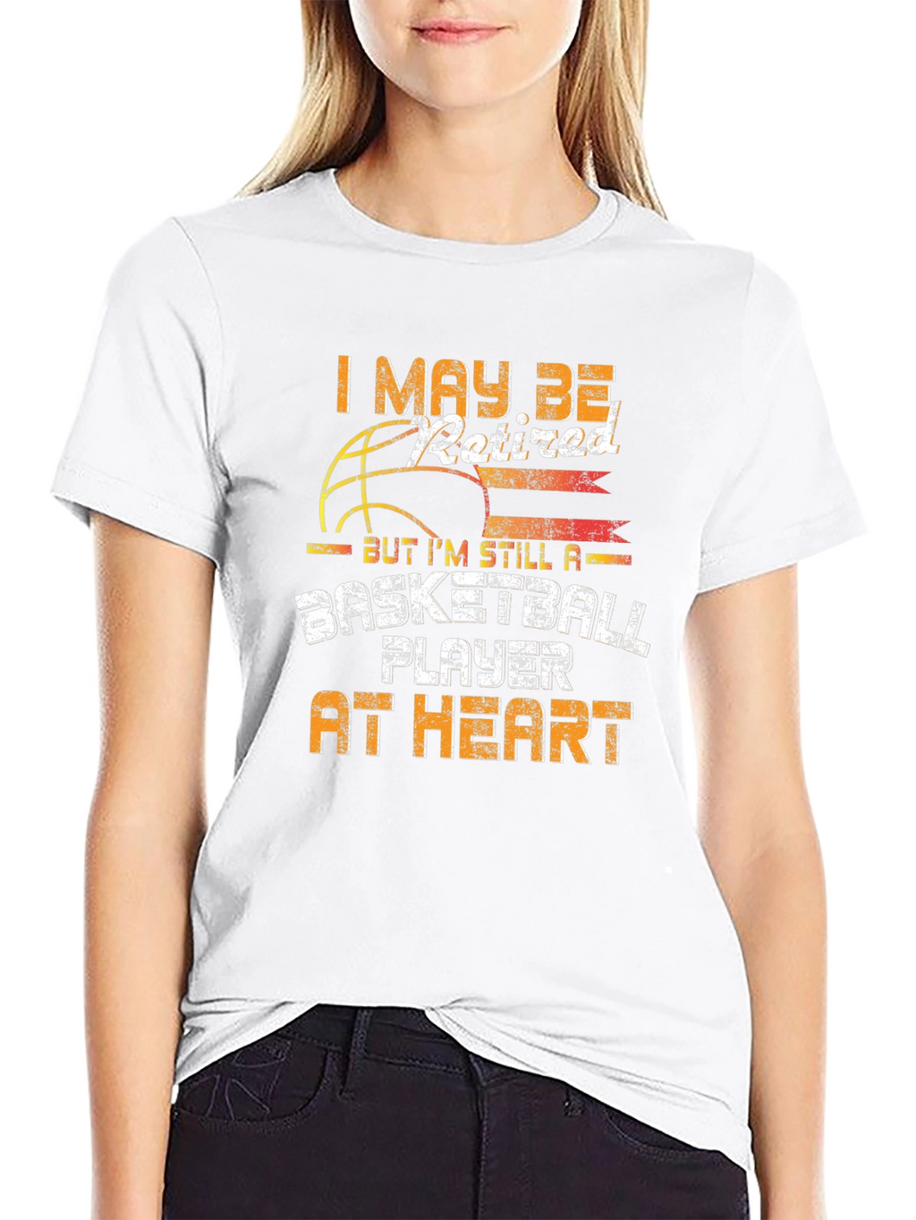 Retired Basketball Player T-Shirt - Black Cotton Blend Tee