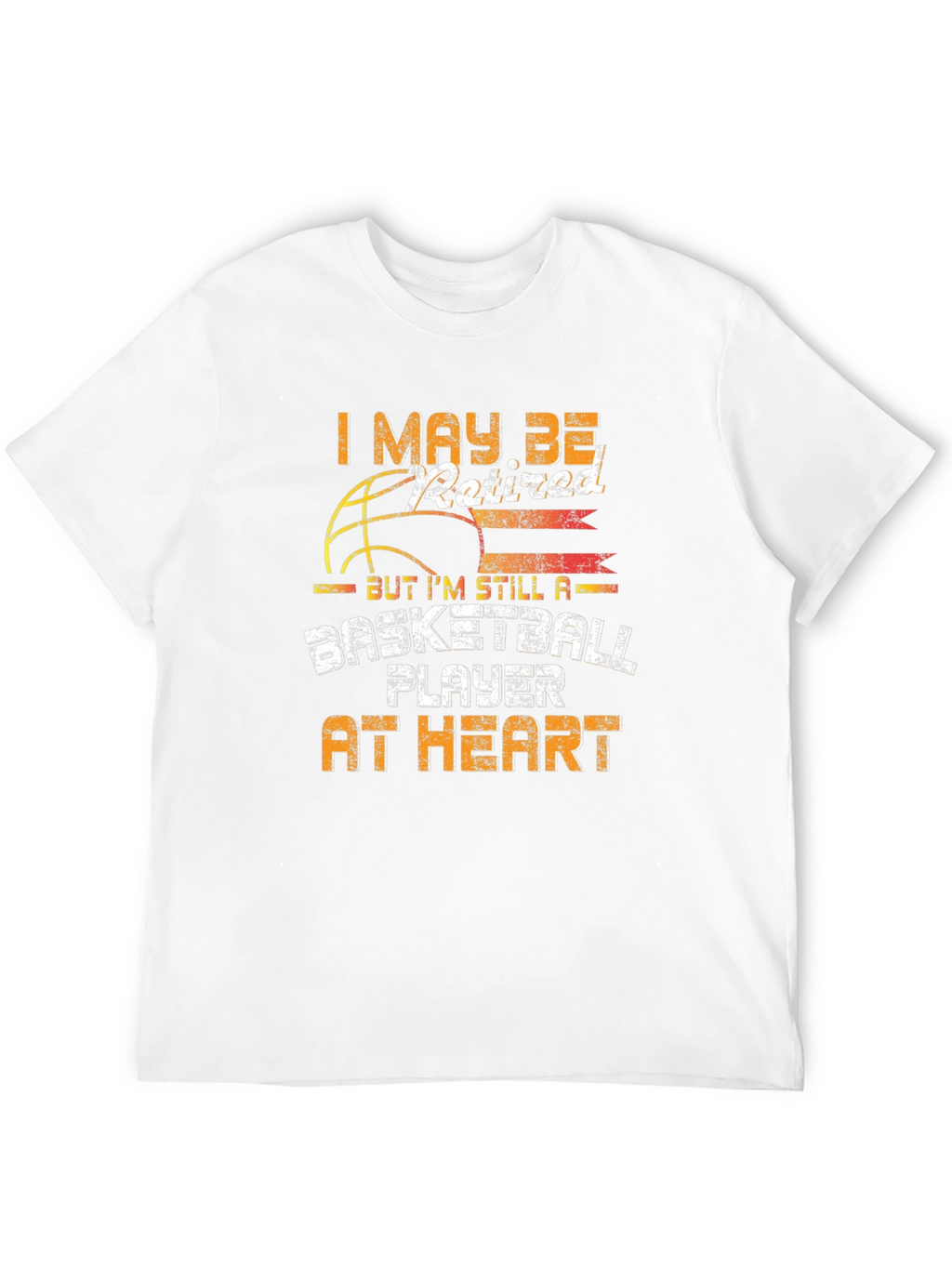 Retired Basketball Player T-Shirt - Black Cotton Blend Tee