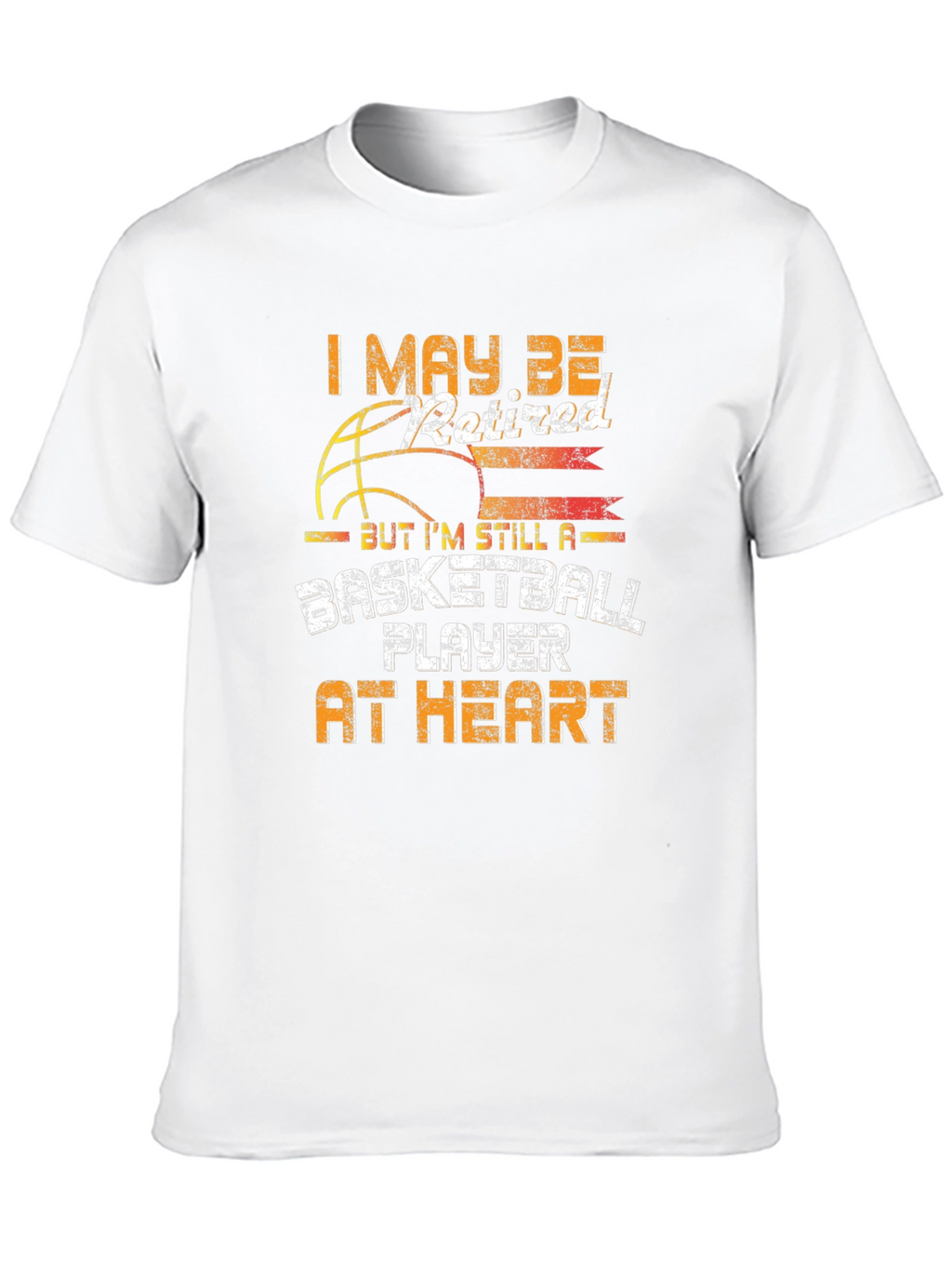 Retired Basketball Player T-Shirt - Black Cotton Blend Tee