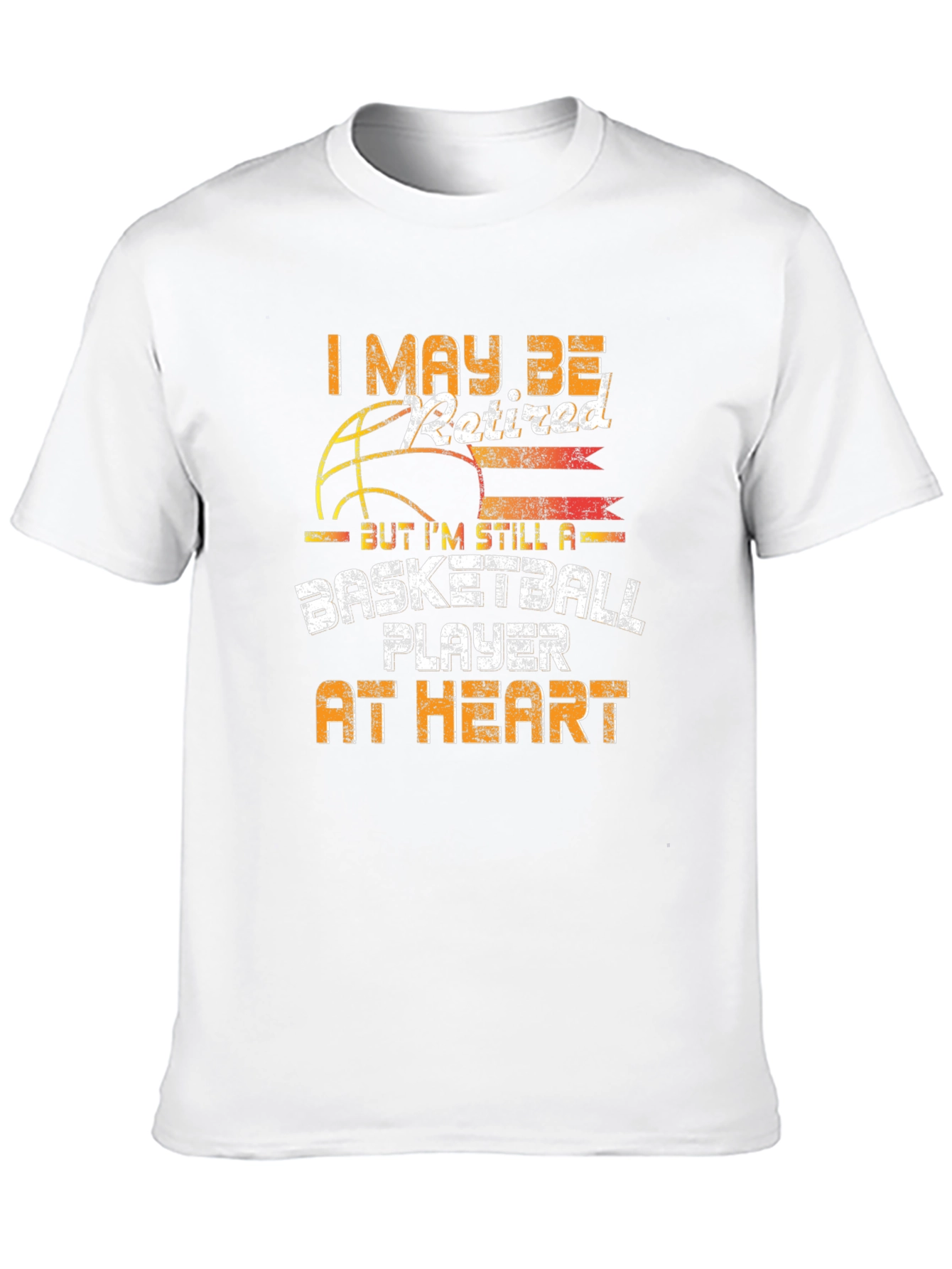 Retired Basketball Player T-Shirt - Black Cotton Blend Tee