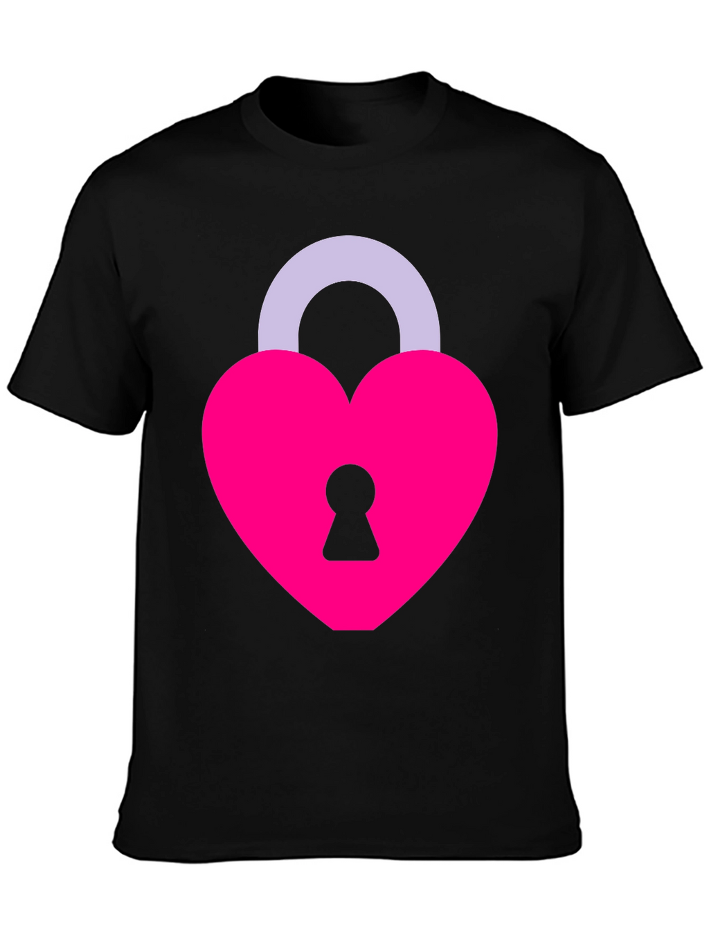 Heart Lock T-Shirt - Love Symbol Tee