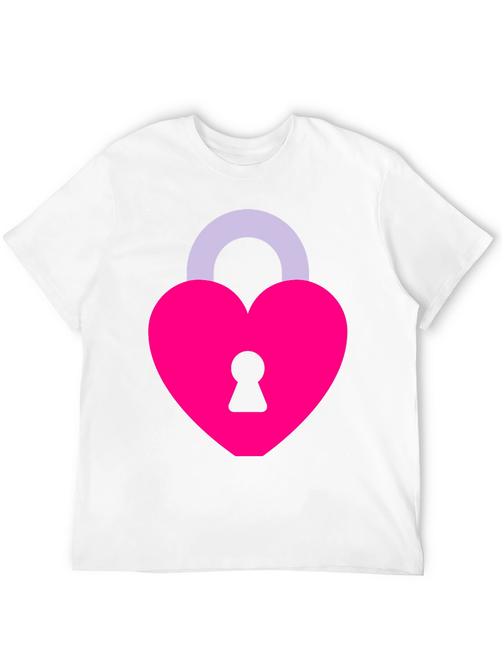 Heart Lock T-Shirt - Love Symbol Tee