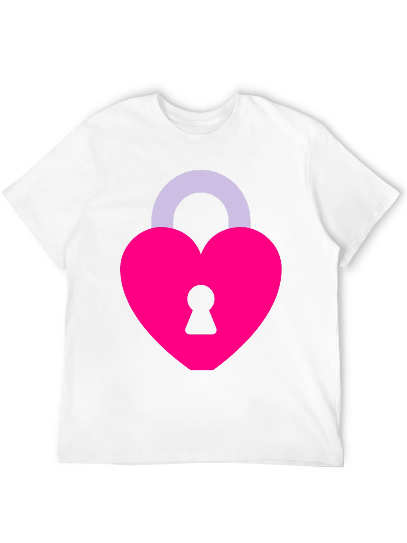 Heart Lock T-Shirt - Love Symbol Tee