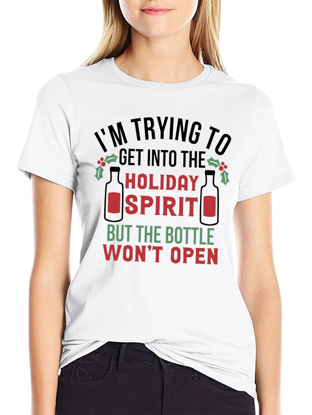 Holiday Spirit T-Shirt - Funny Christmas Tee