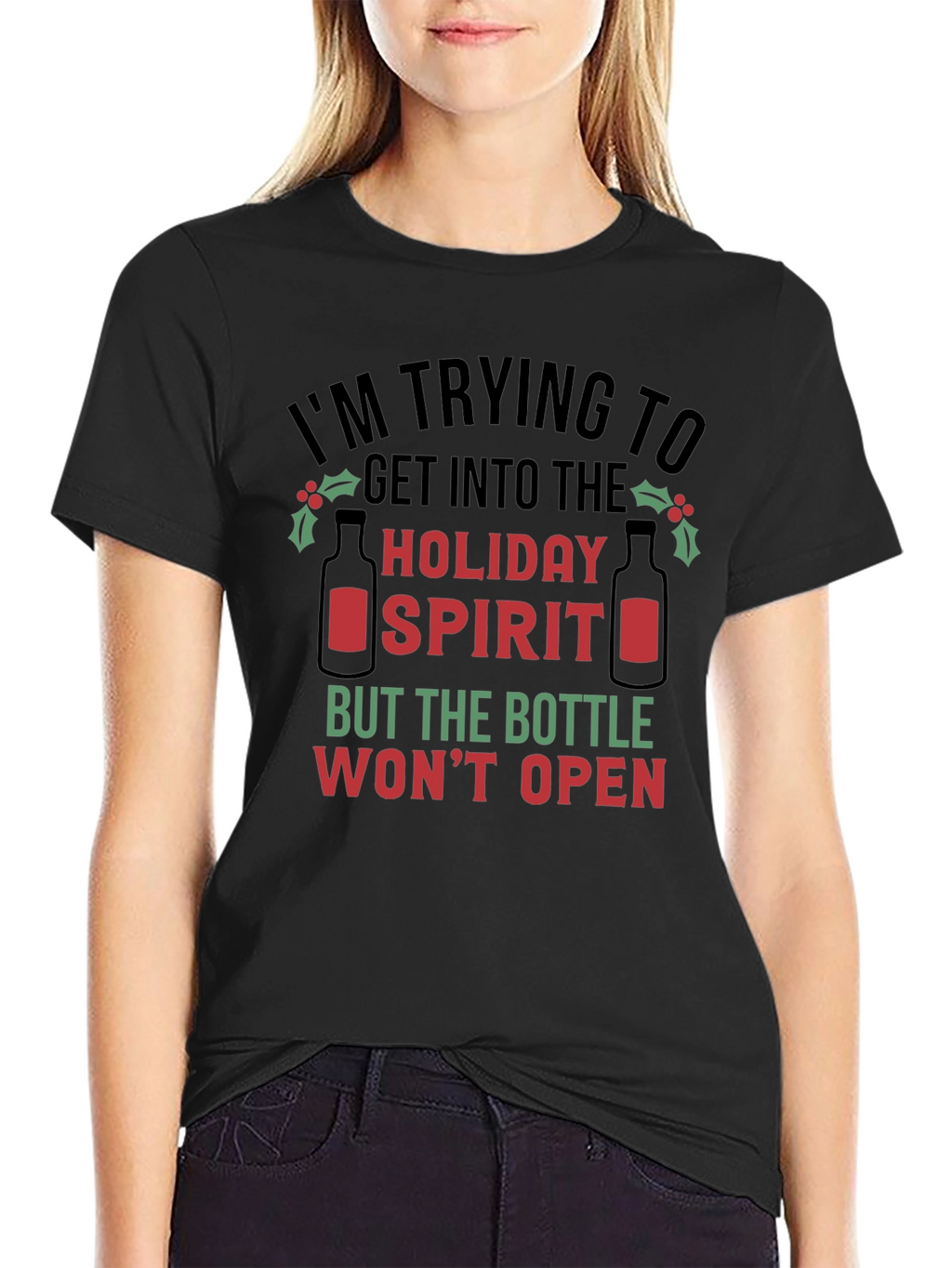 Holiday Spirit T-Shirt - Funny Christmas Tee