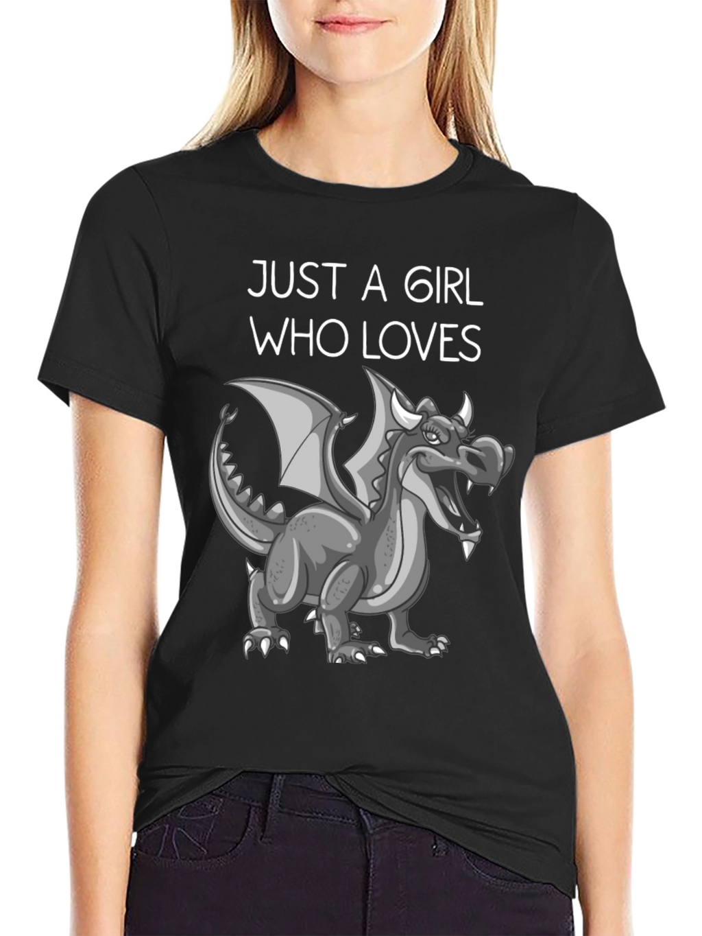Just A Girl Who Loves Dragons - Graphic Tee