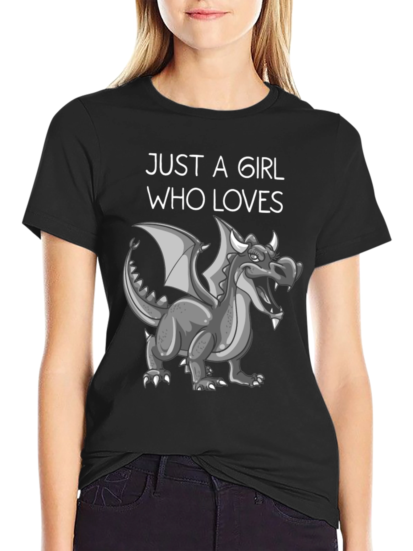 Just A Girl Who Loves Dragons - Graphic Tee