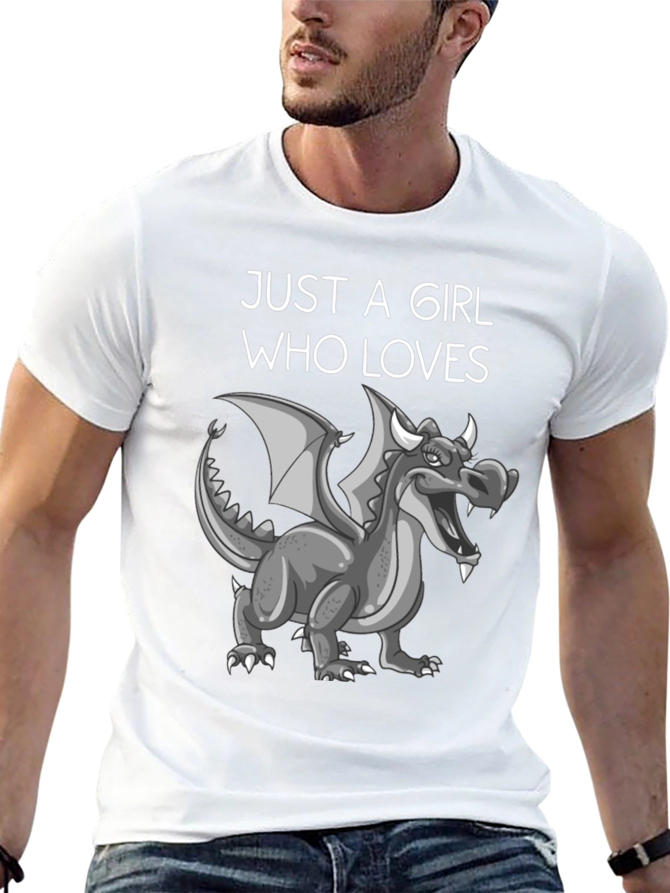 Just A Girl Who Loves Dragons - Graphic Tee
