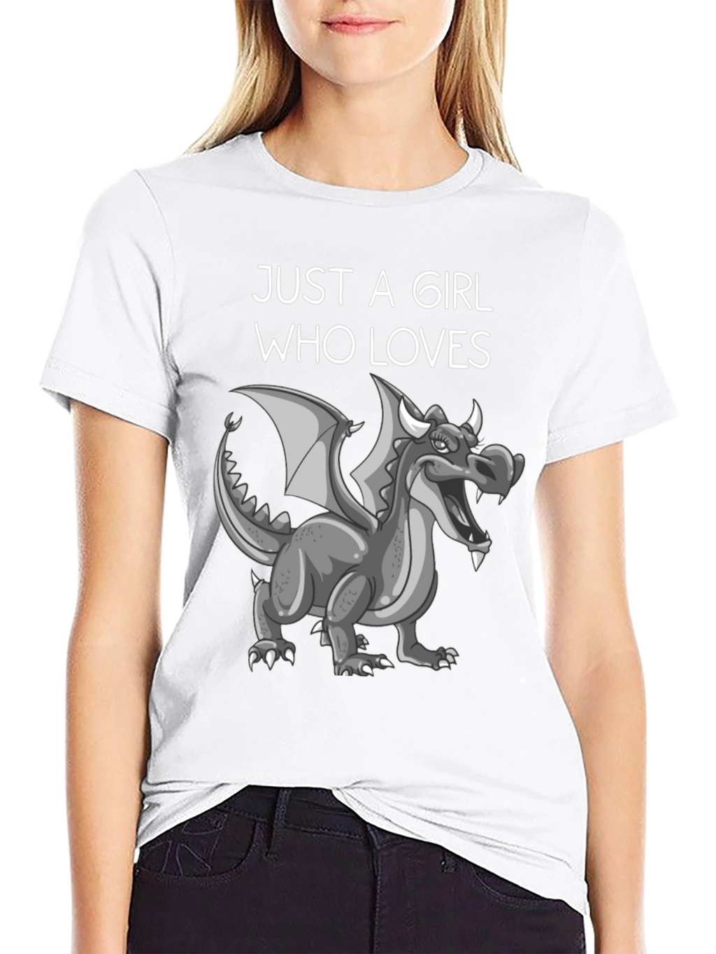 Just A Girl Who Loves Dragons - Graphic Tee