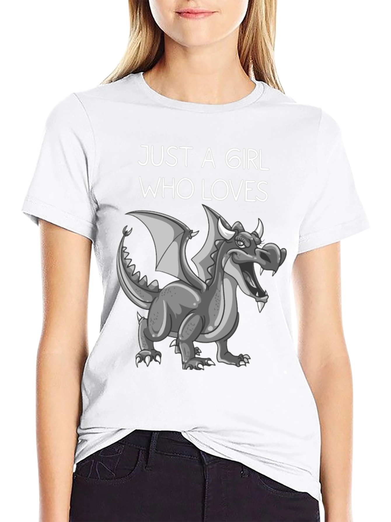 Just A Girl Who Loves Dragons - Graphic Tee