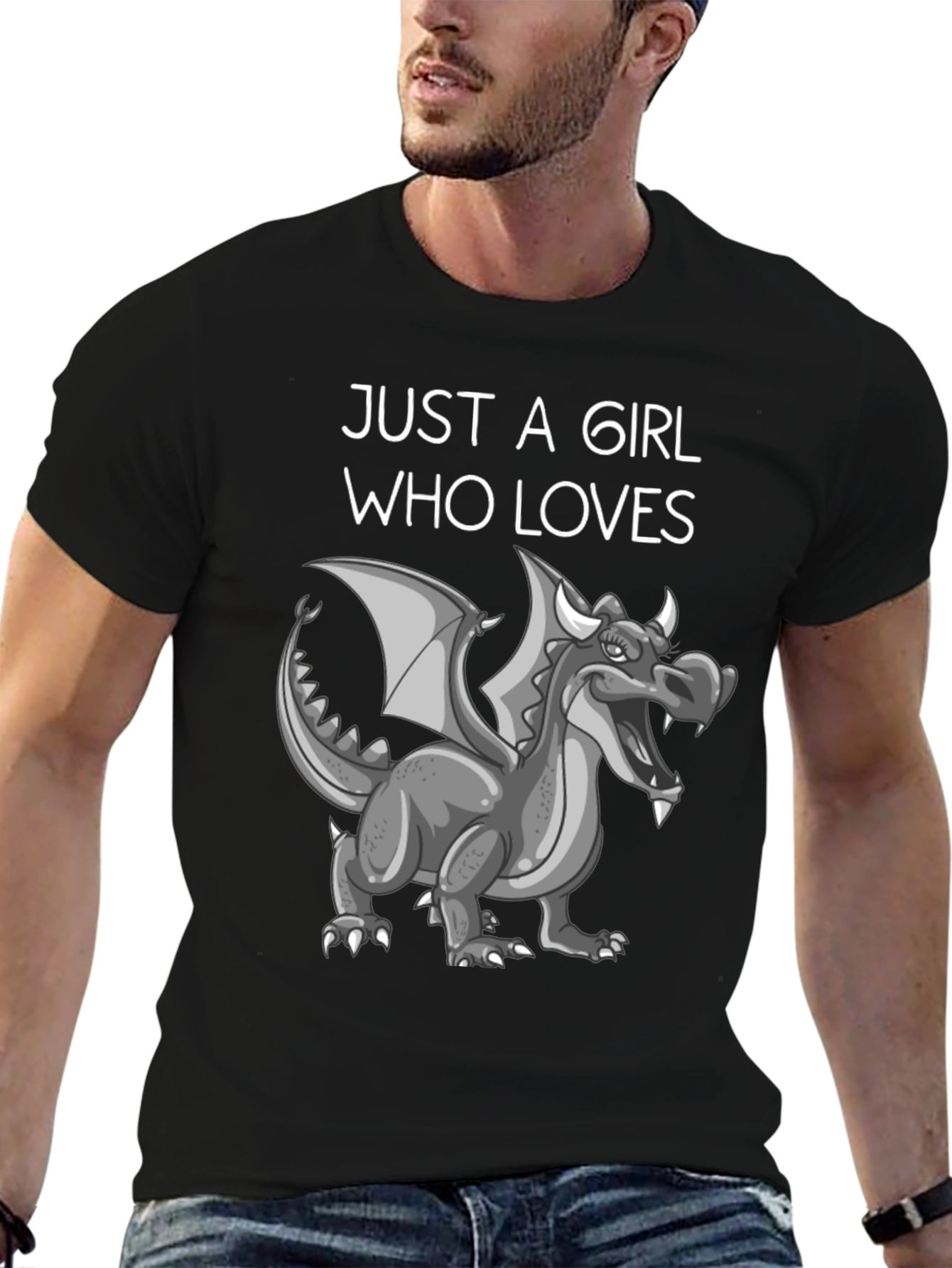 Just A Girl Who Loves Dragons - Graphic Tee
