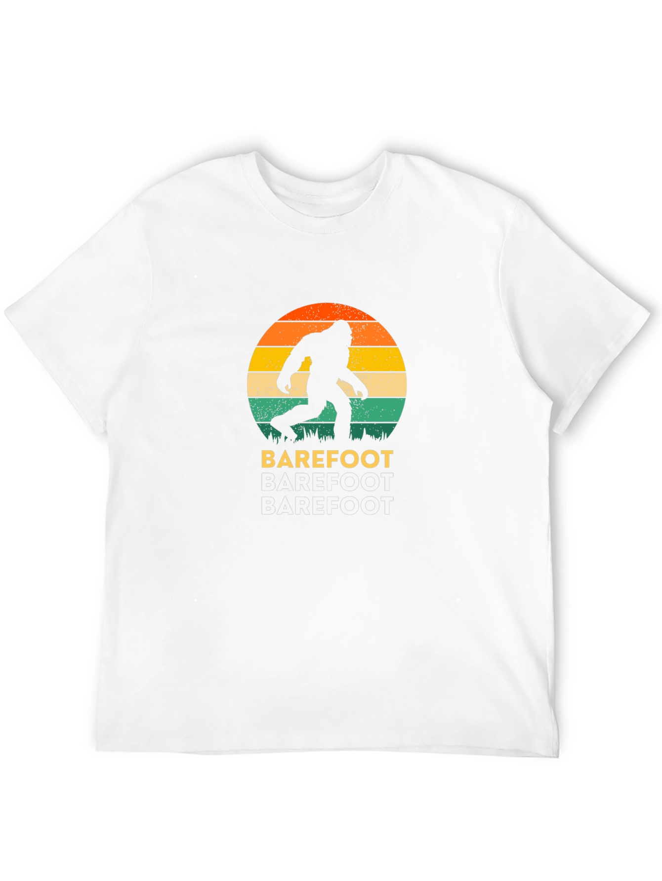 Retro Bigfoot T-Shirt - Barefoot Design