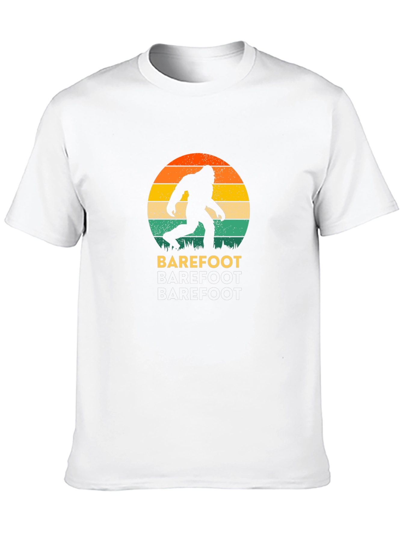 Retro Bigfoot T-Shirt - Barefoot Design