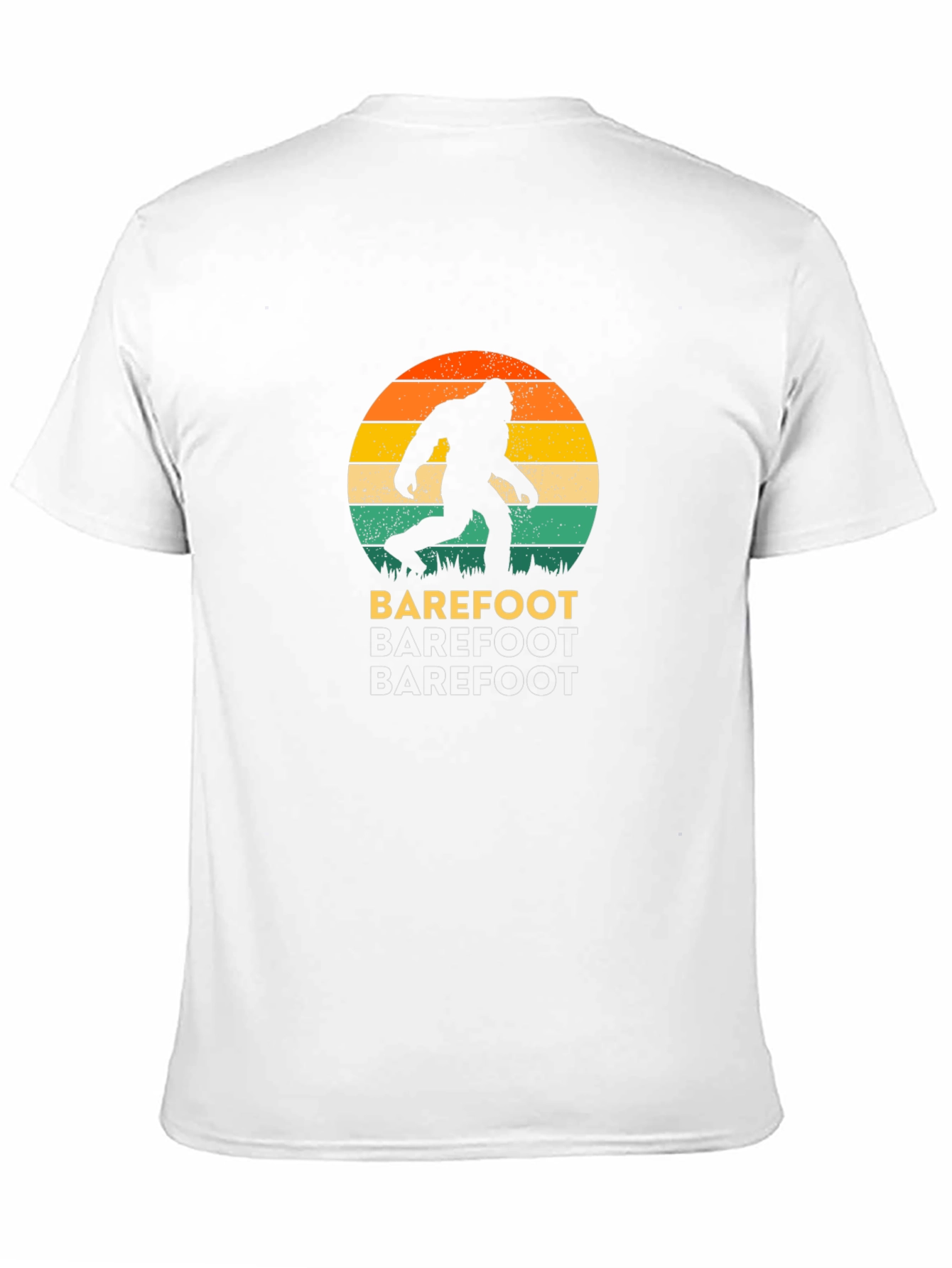 Retro Bigfoot T-Shirt - Barefoot Design
