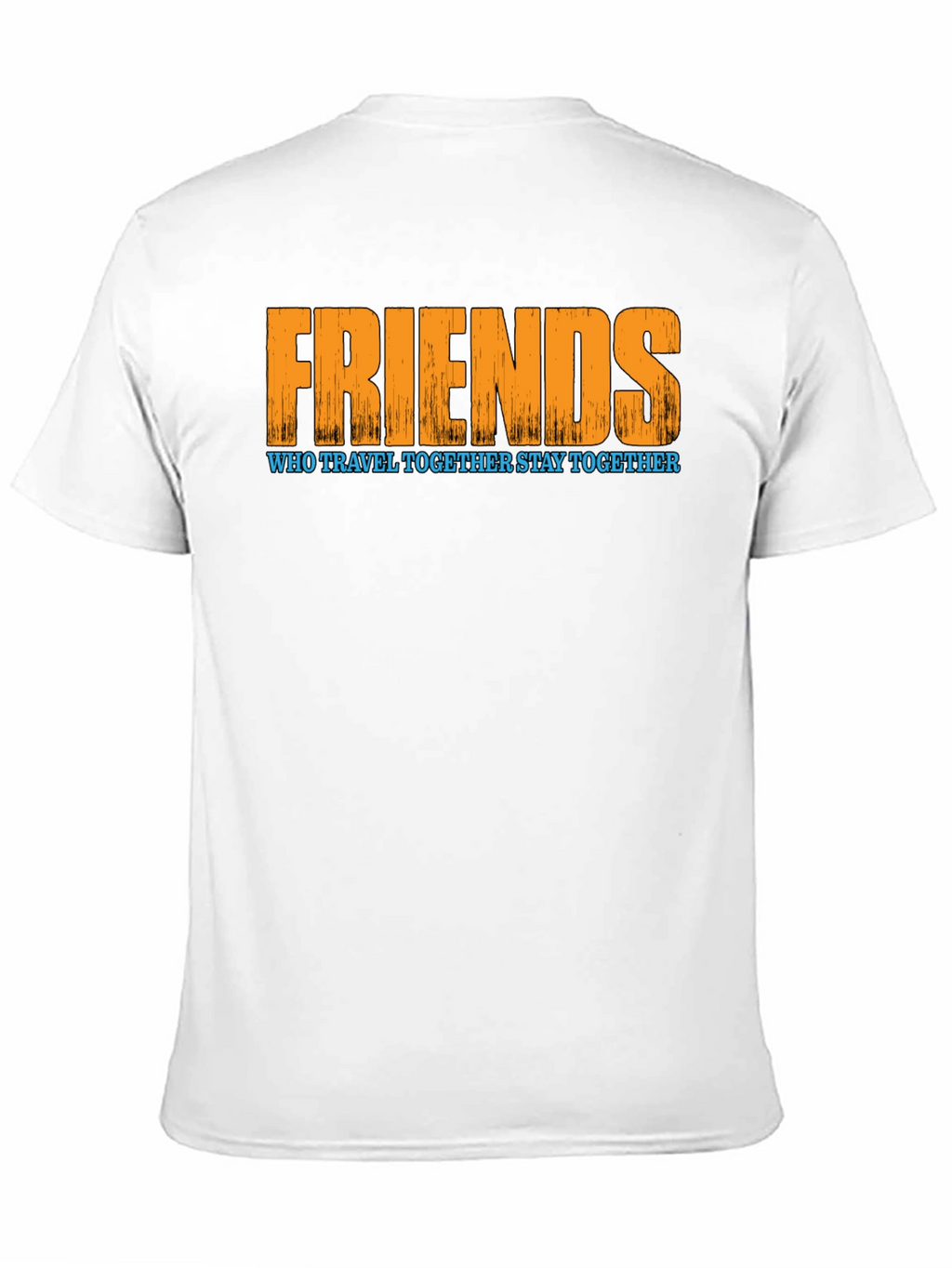 Friends Travel Together T-Shirt - Black Graphic Tee