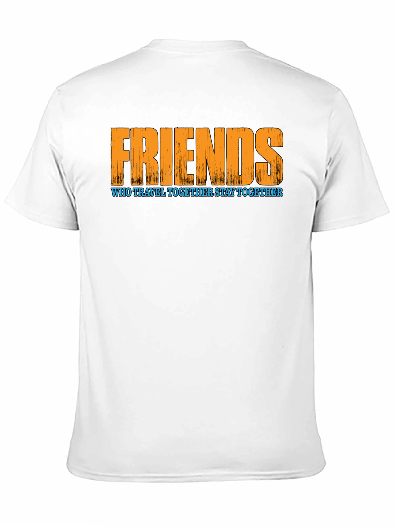 Friends Travel Together T-Shirt - Black Graphic Tee