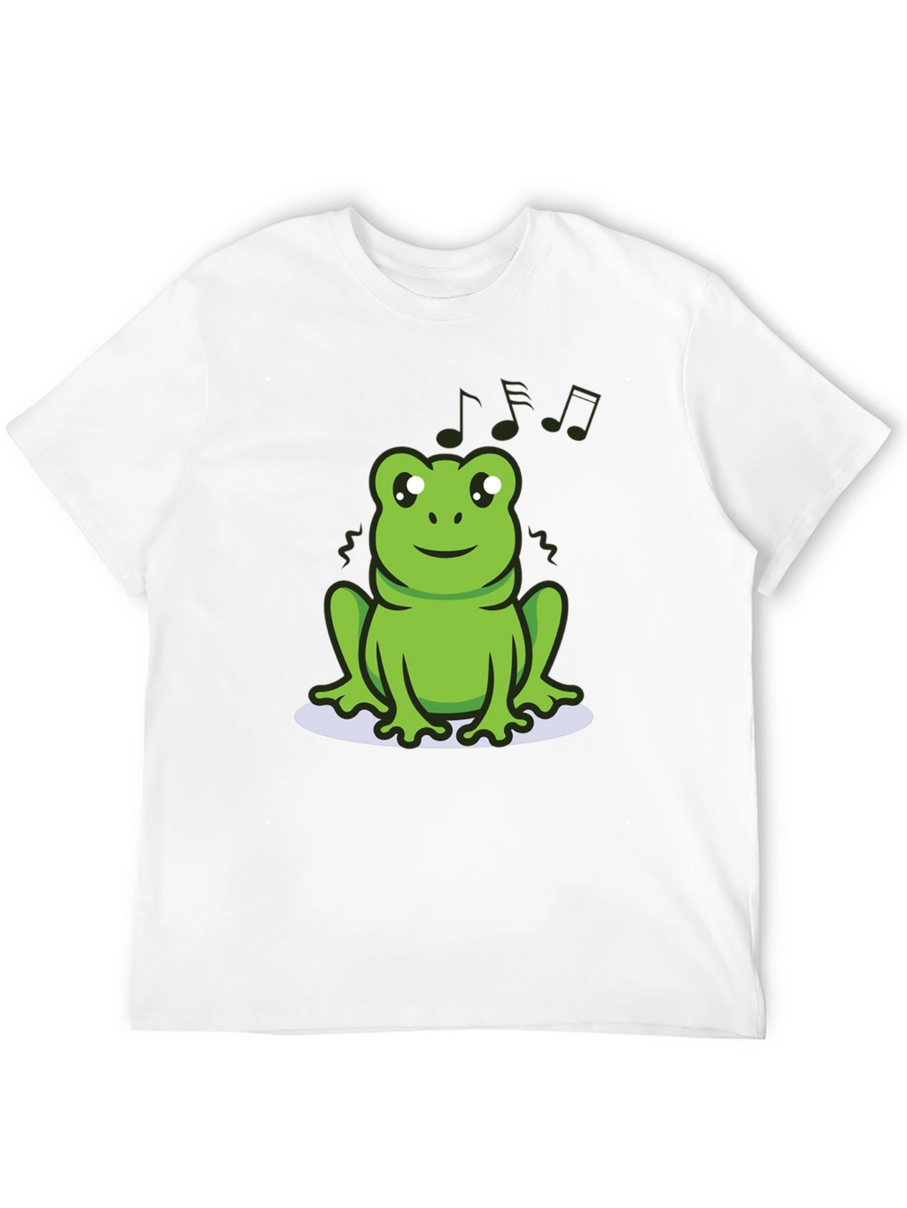Cute Frog Tee - Musical Amphibian Design