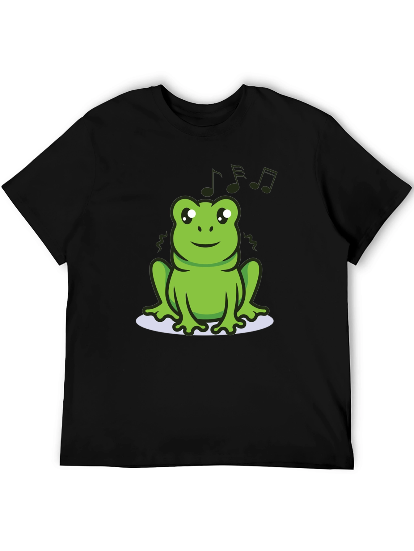 Cute Frog Tee - Musical Amphibian Design