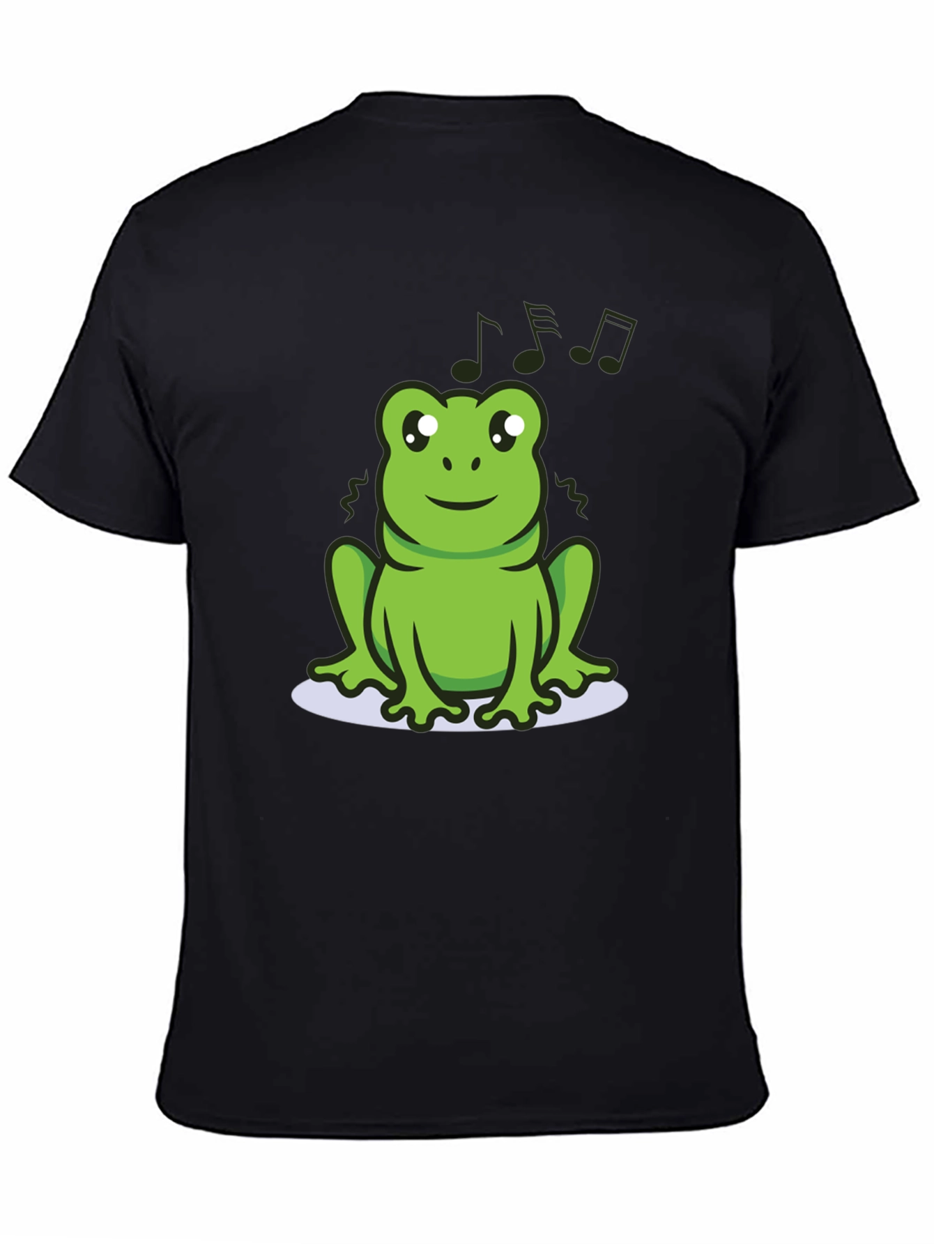 Cute Frog Tee - Musical Amphibian Design