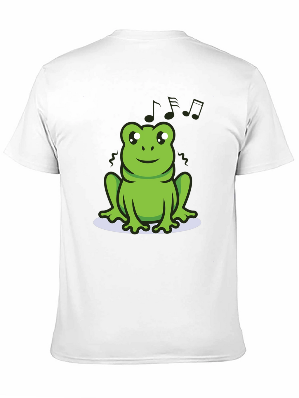 Cute Frog Tee - Musical Amphibian Design