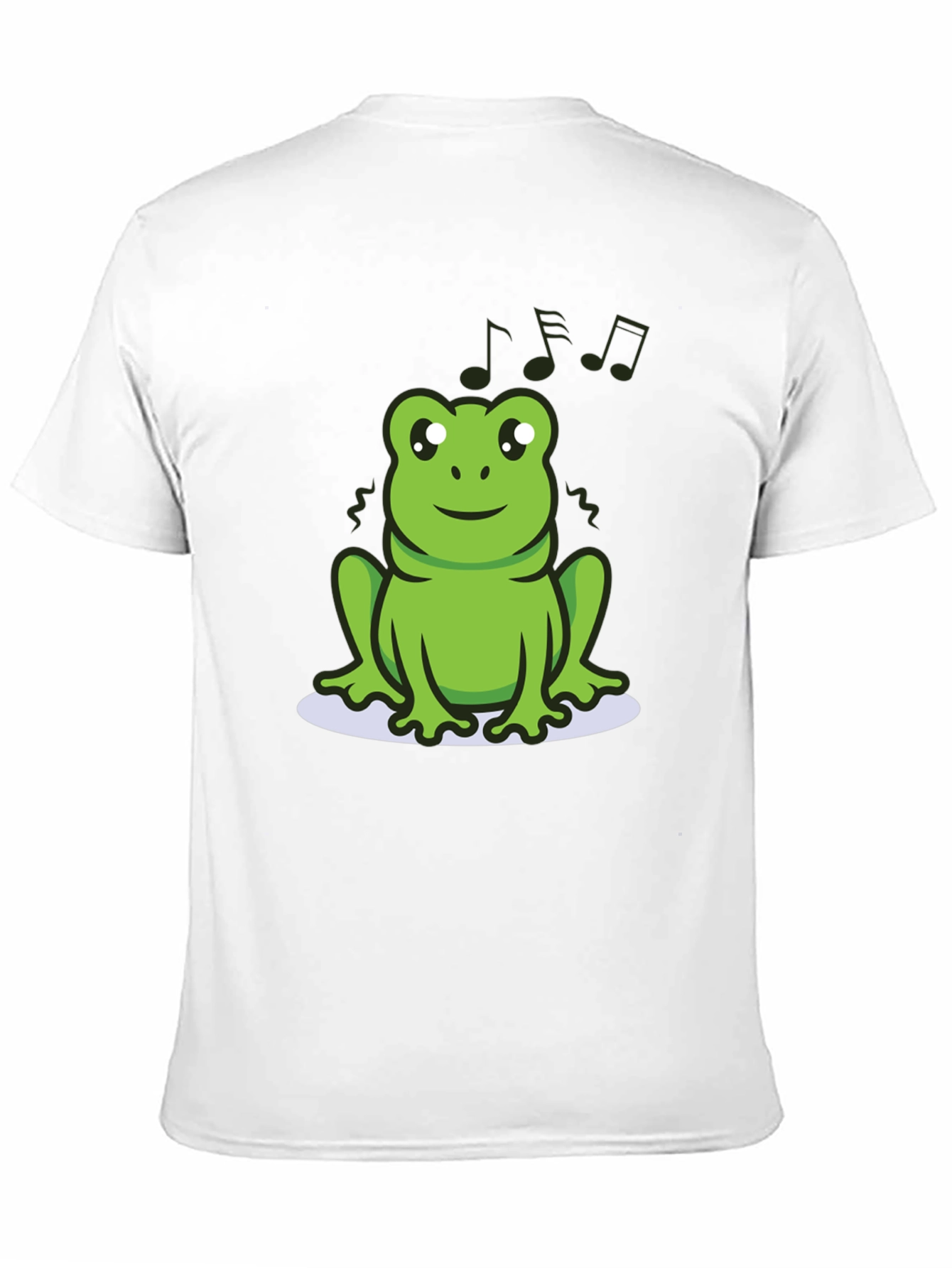 Cute Frog Tee - Musical Amphibian Design