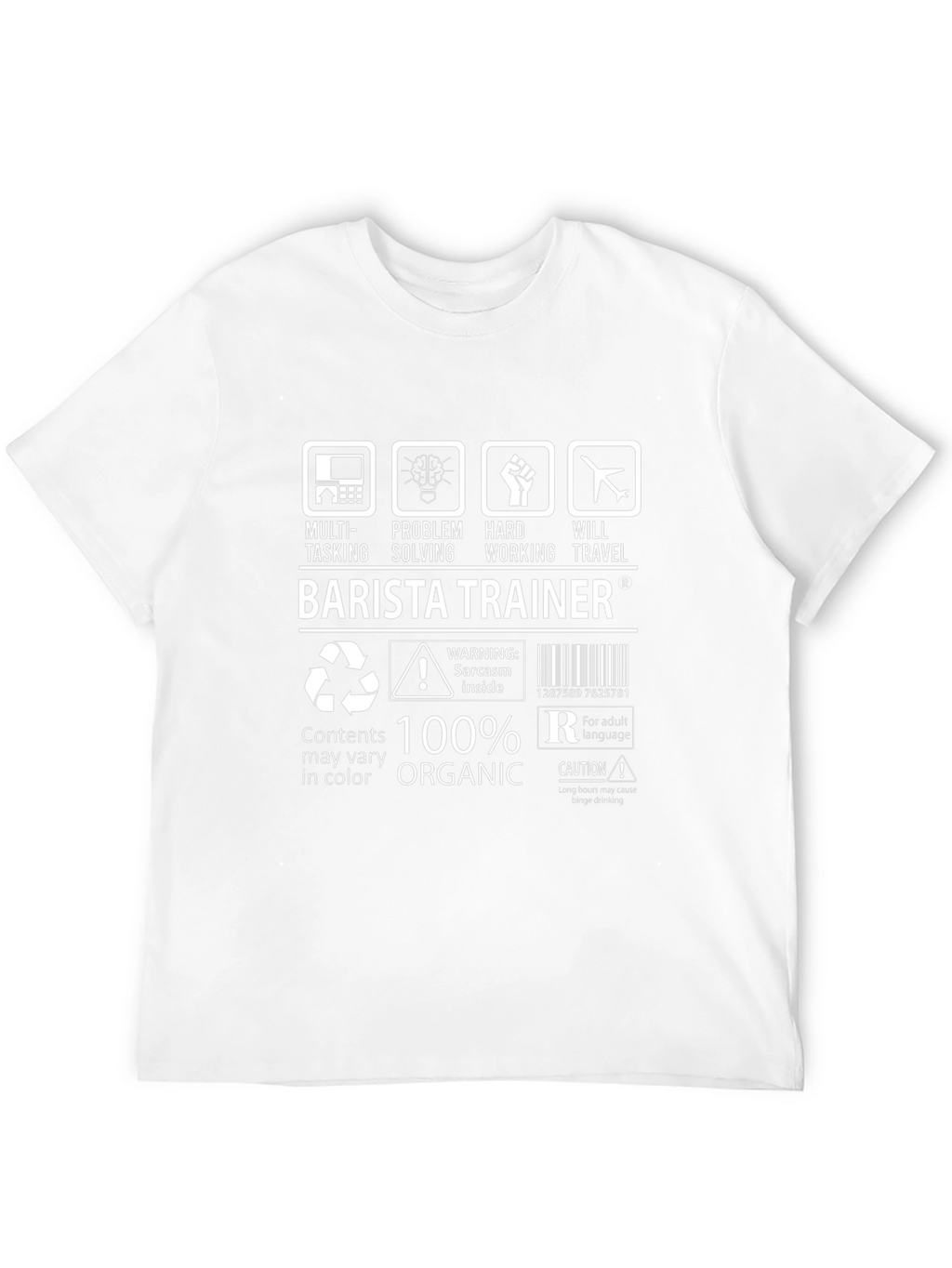 Barista Trainer 100% Organic T-Shirt