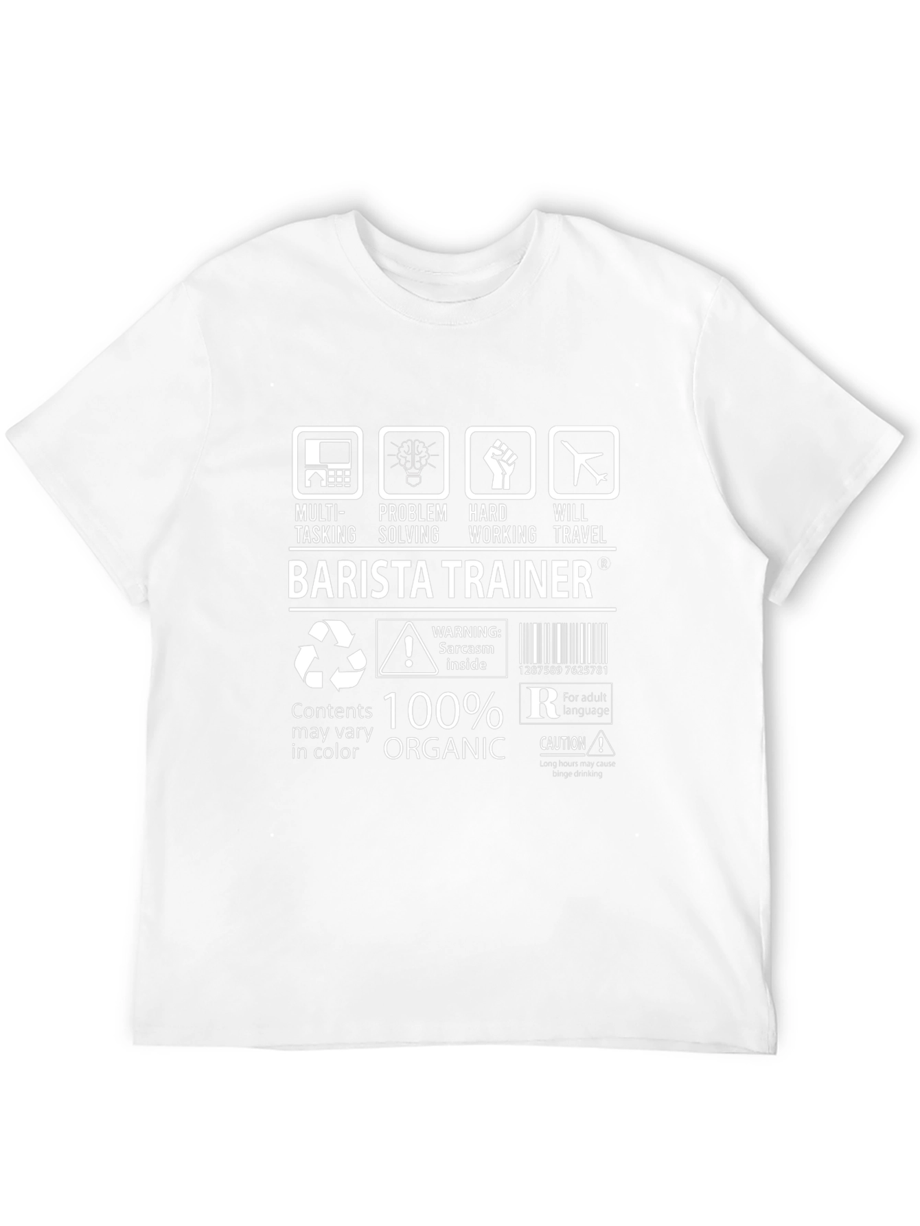 Barista Trainer 100% Organic T-Shirt