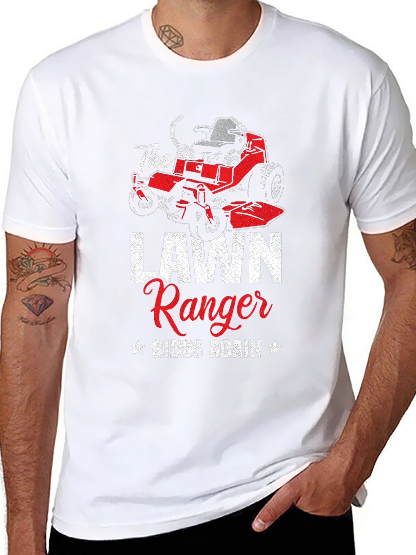 Lawn Ranger Rides Again T-Shirt