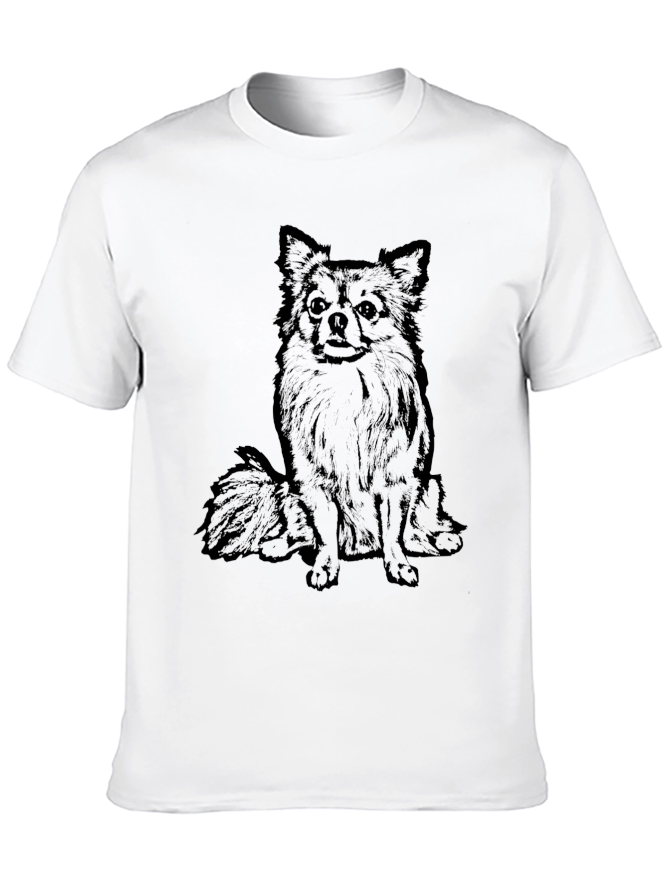 Black Dog Graphic Tee - Soft Cotton Blend