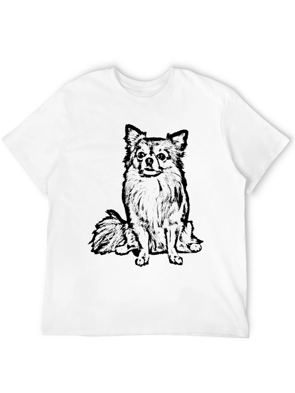 Black Dog Graphic Tee - Soft Cotton Blend