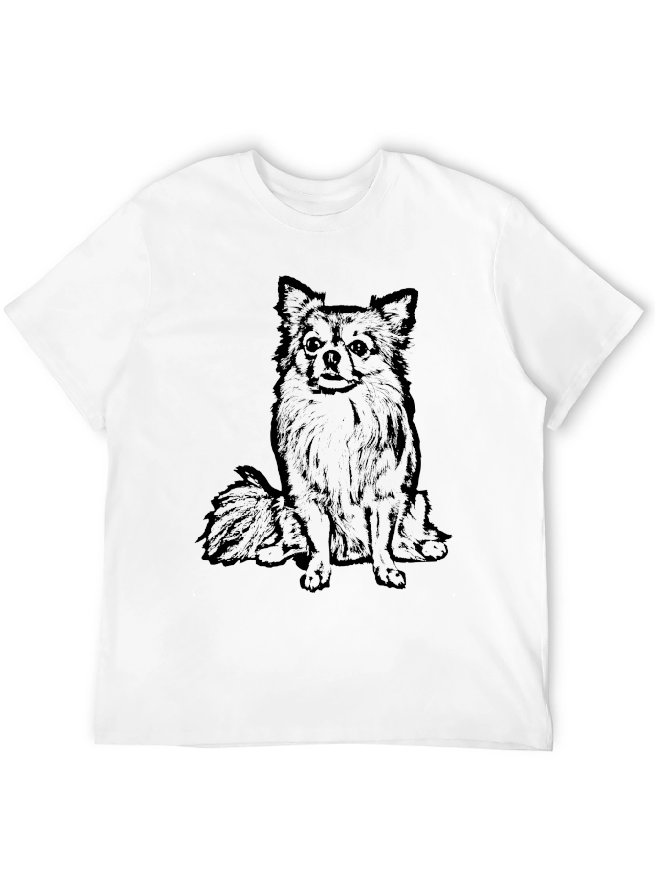 Black Dog Graphic Tee - Soft Cotton Blend
