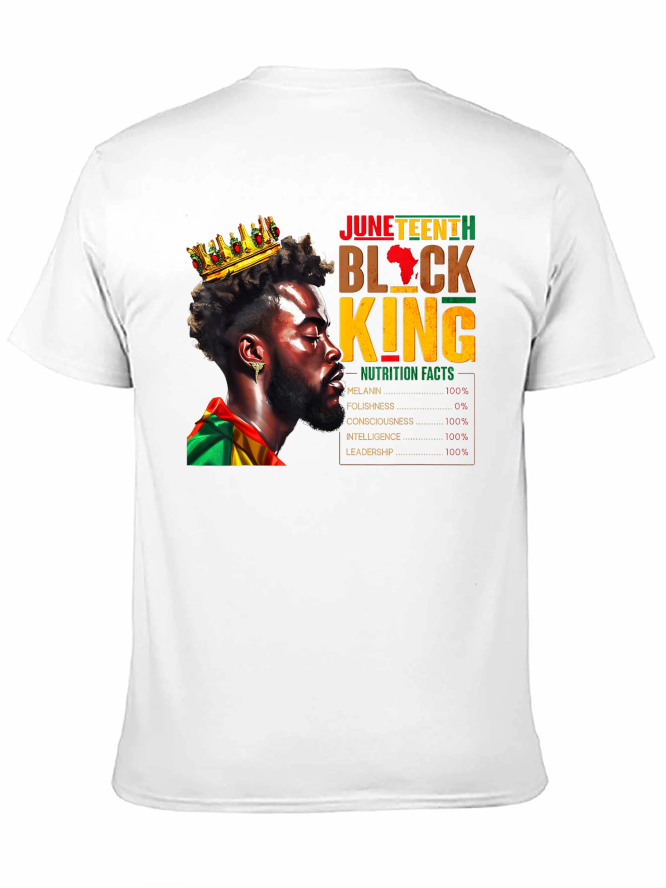 Juneteenth Black King T-Shirt