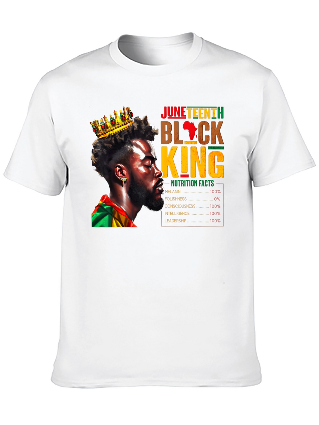 Juneteenth Black King T-Shirt