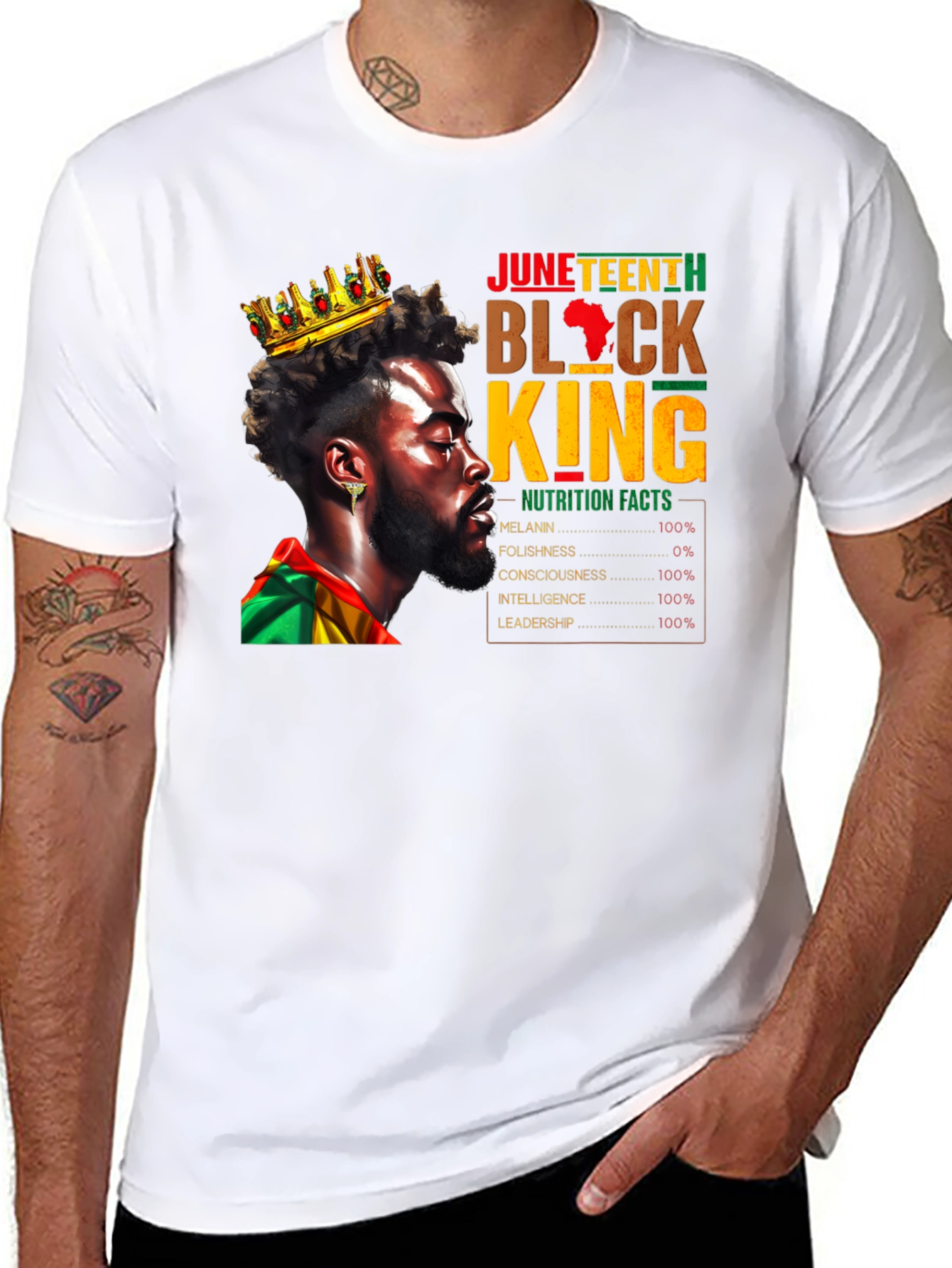 Juneteenth Black King T-Shirt