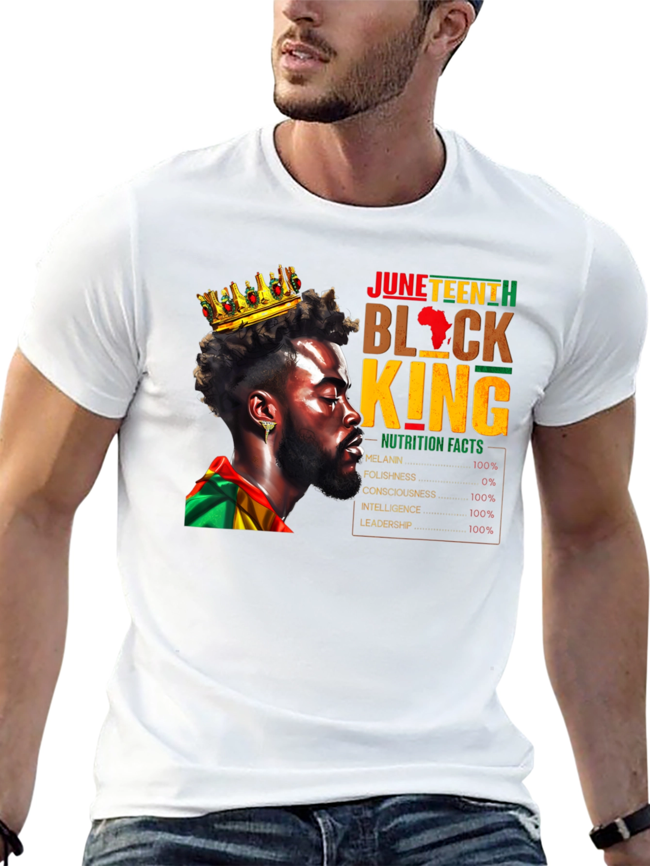 Juneteenth Black King T-Shirt