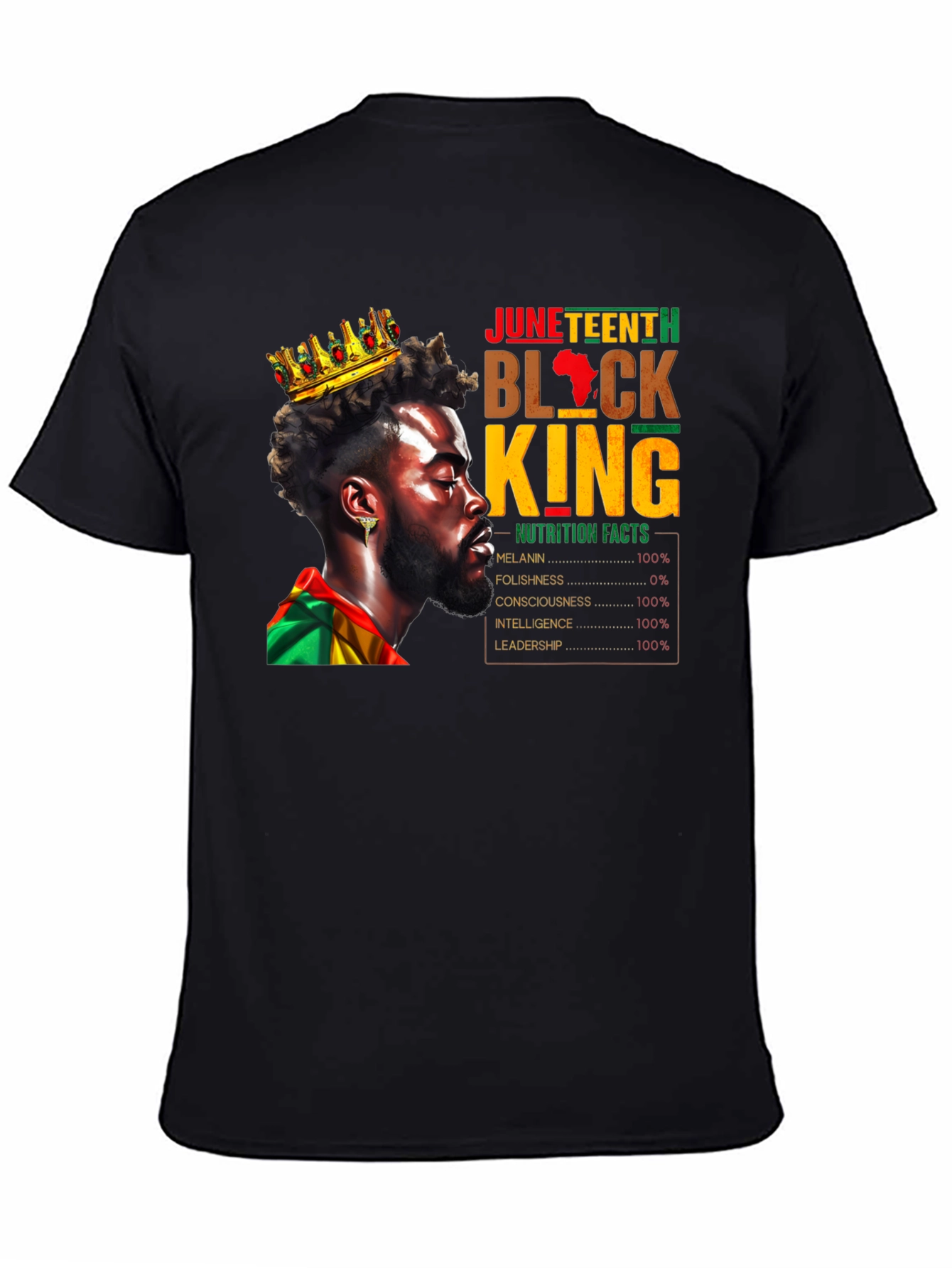 Juneteenth Black King T-Shirt
