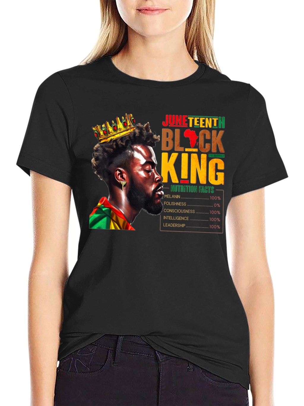 Juneteenth Black King T-Shirt