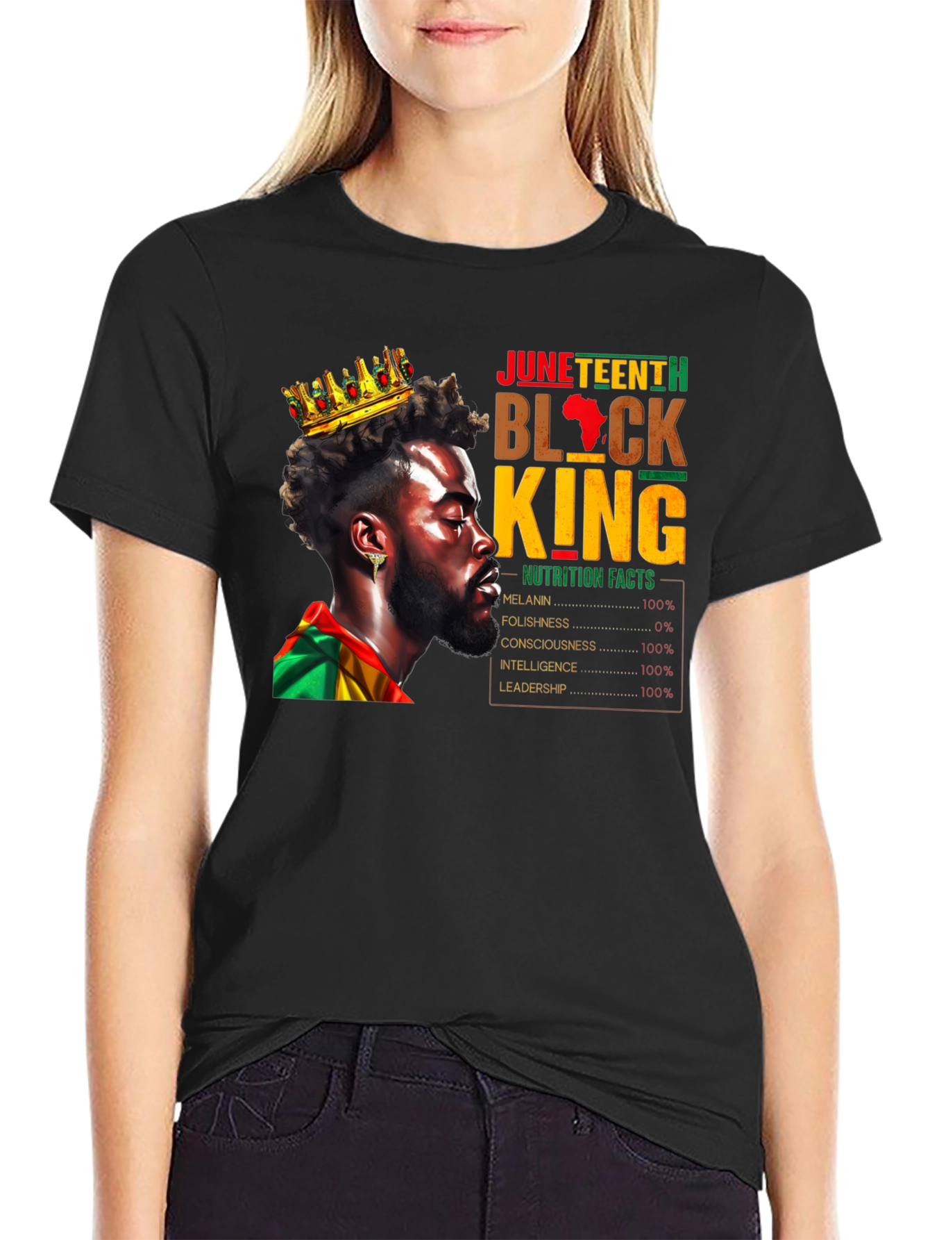 Juneteenth Black King T-Shirt